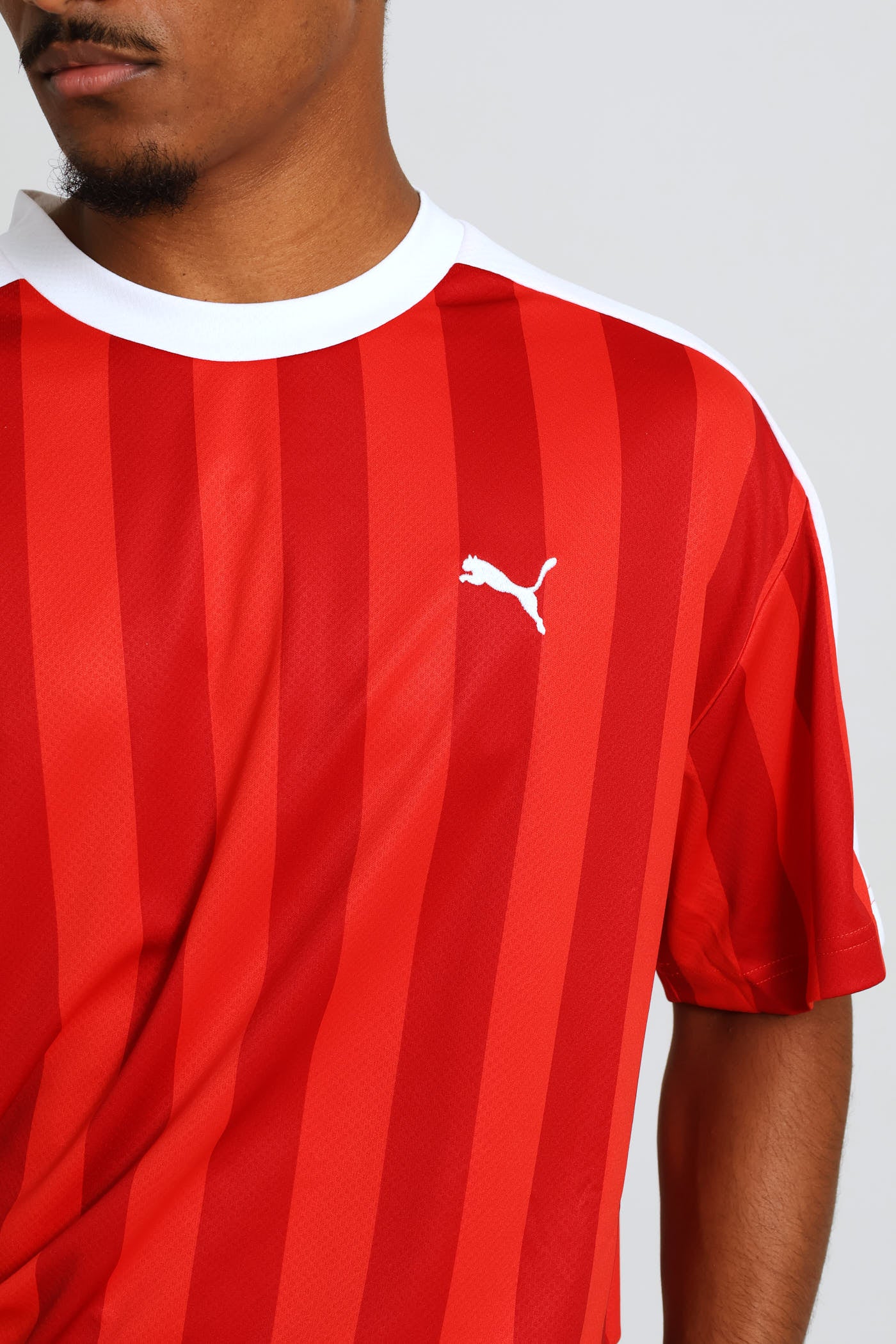 Essential Relaxed Football Jersey - Red - Image 2