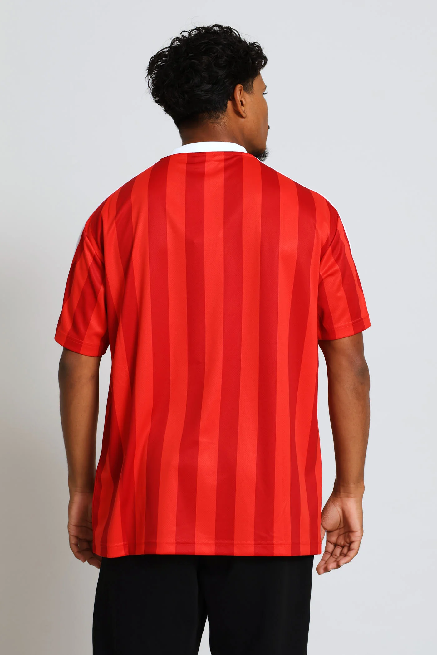 Essential Relaxed Football Jersey - Red - Image 4