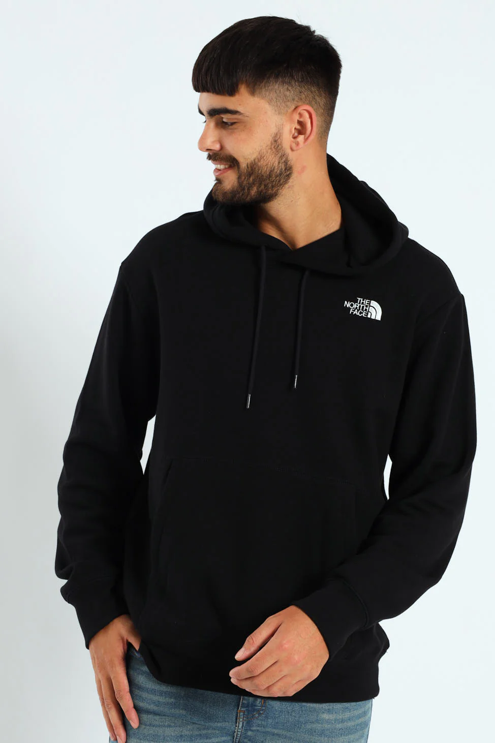 Essential Relaxed Hoodie - Black - Image 5
