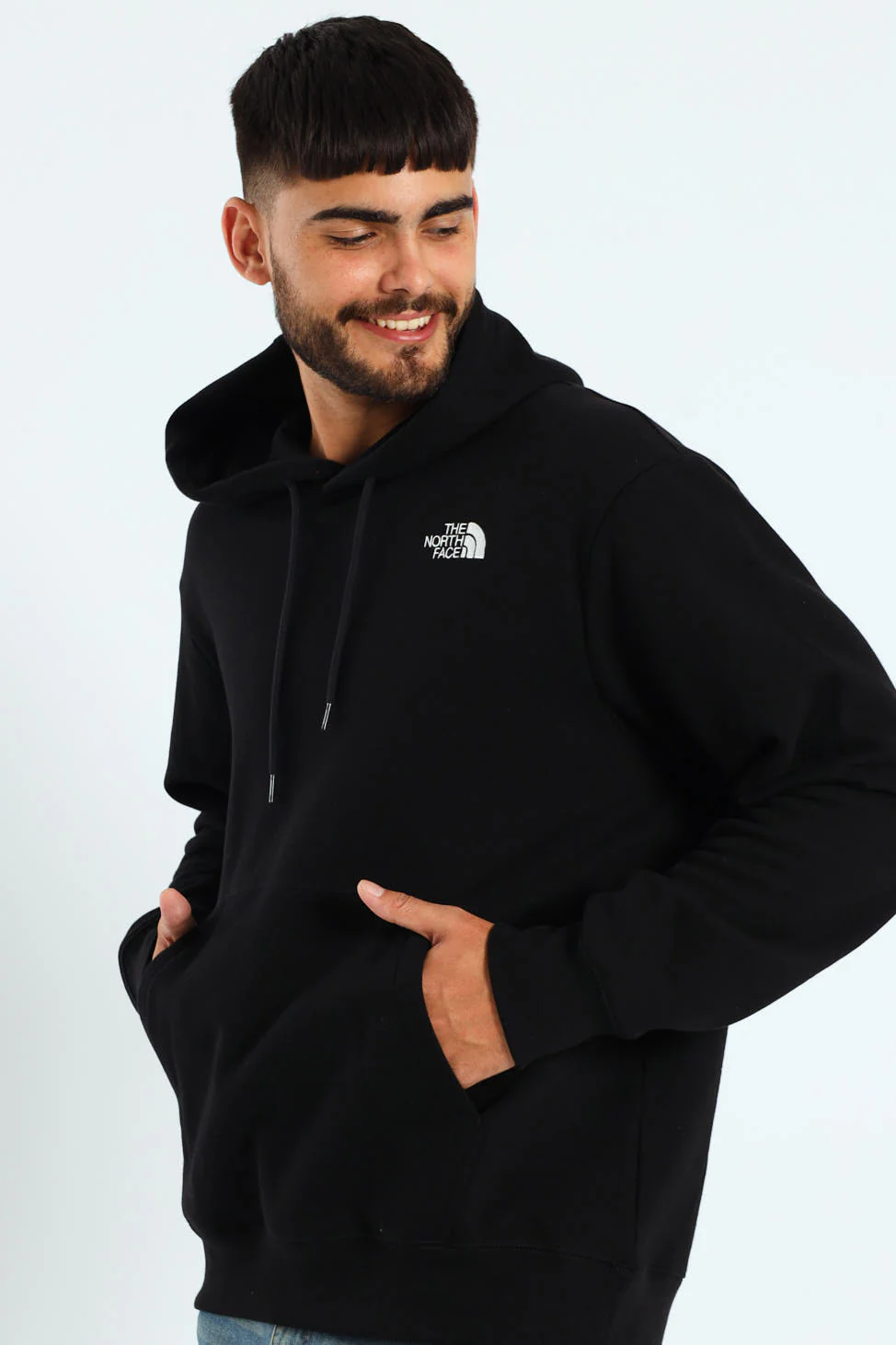 Essential Relaxed Hoodie - Black - Image 6