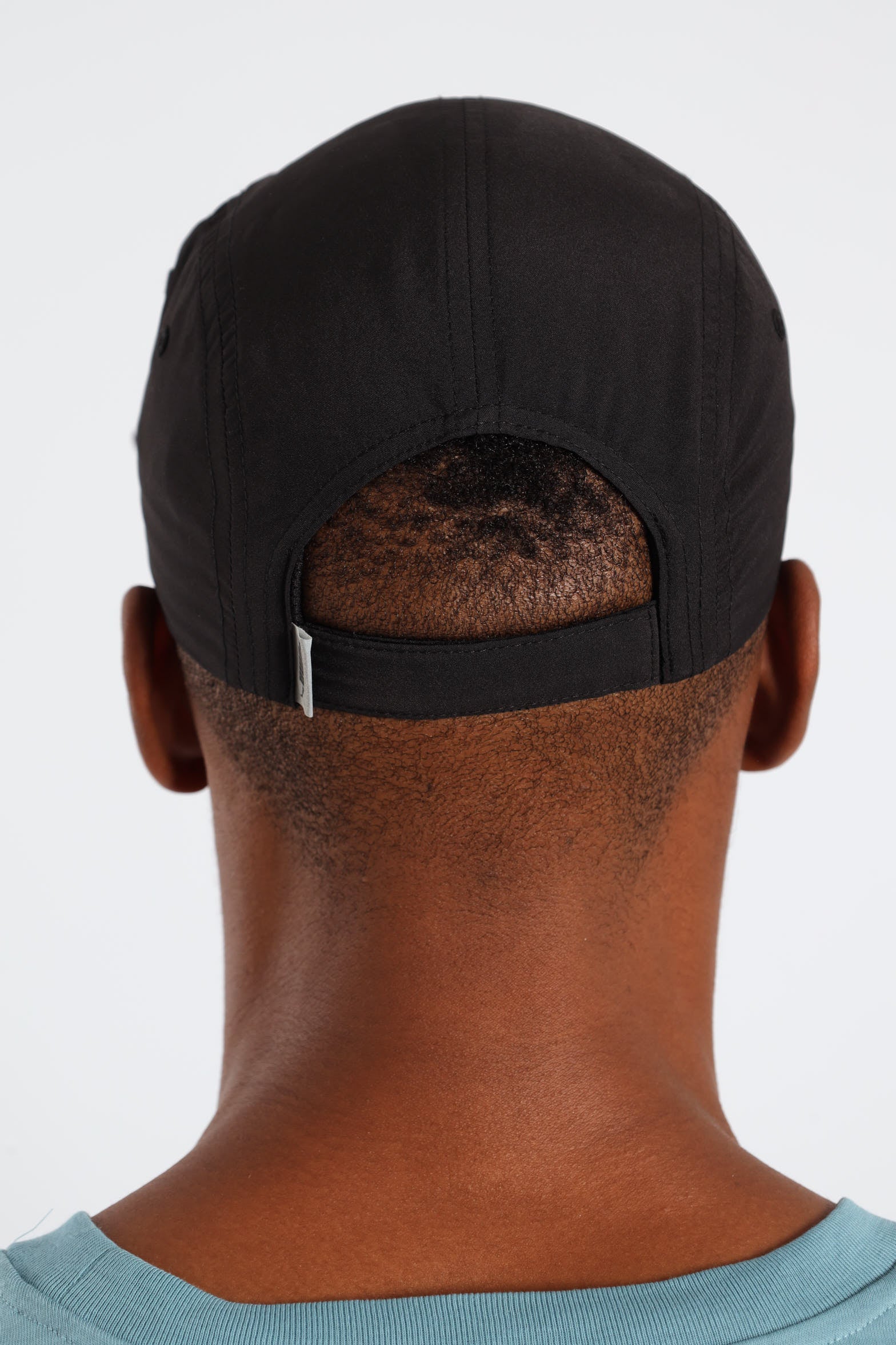 Essential Running 5 Panel Cap - Black - Image 3