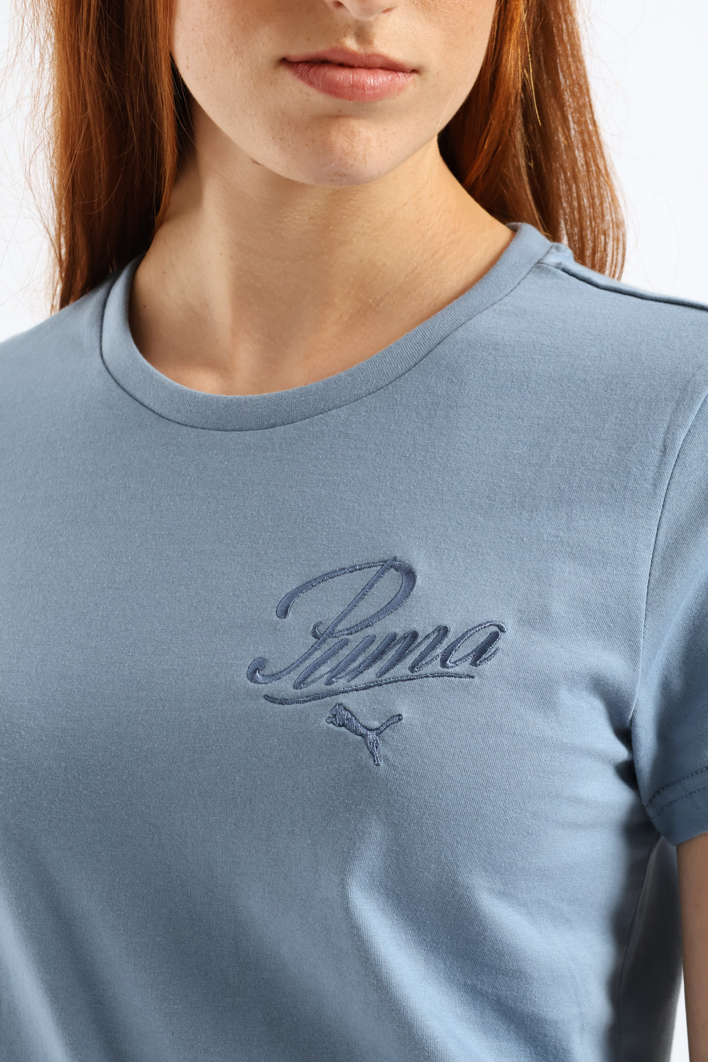 Essential Script Tee - Blue - Image 2