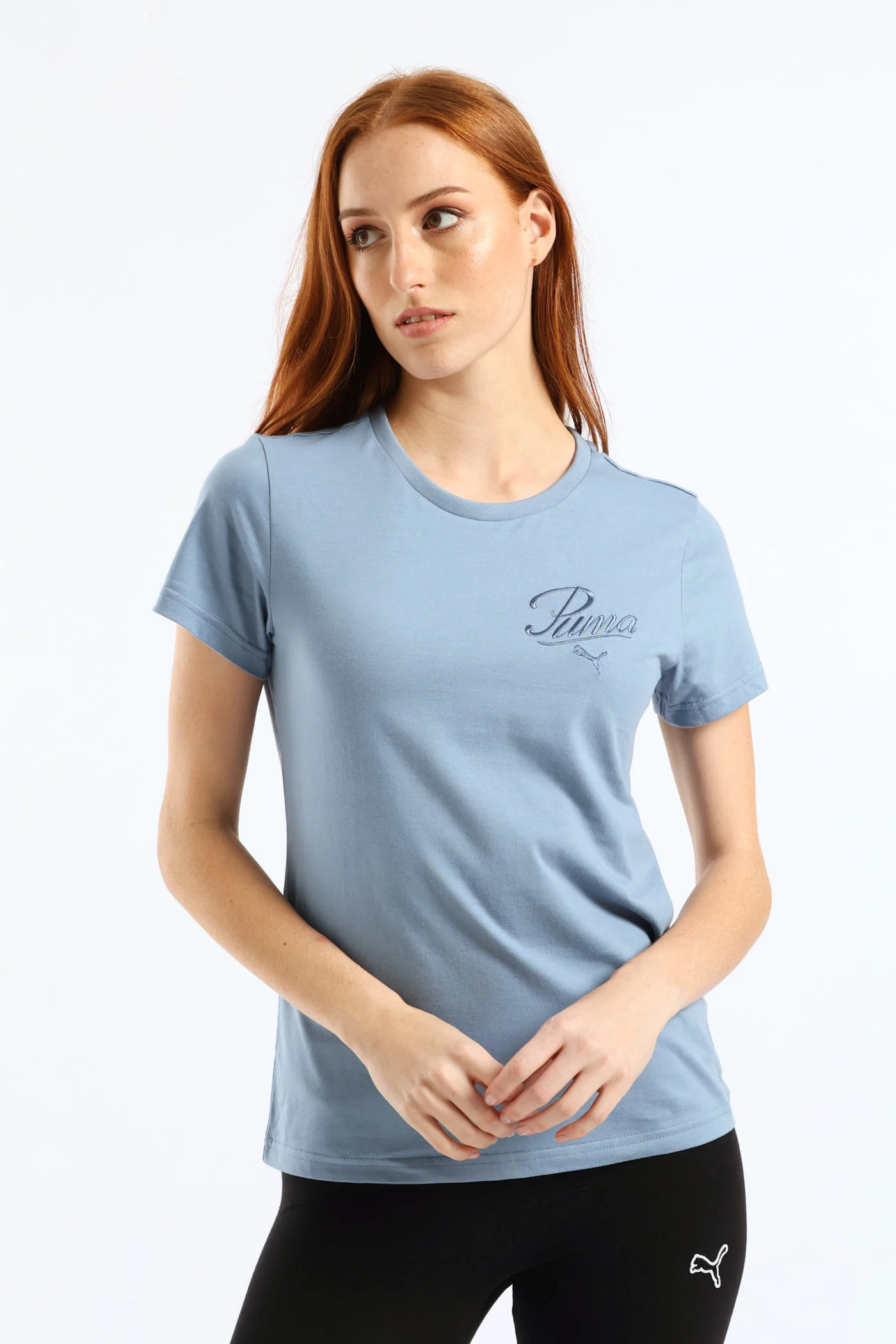 Essential Script Tee - Blue - Image 3