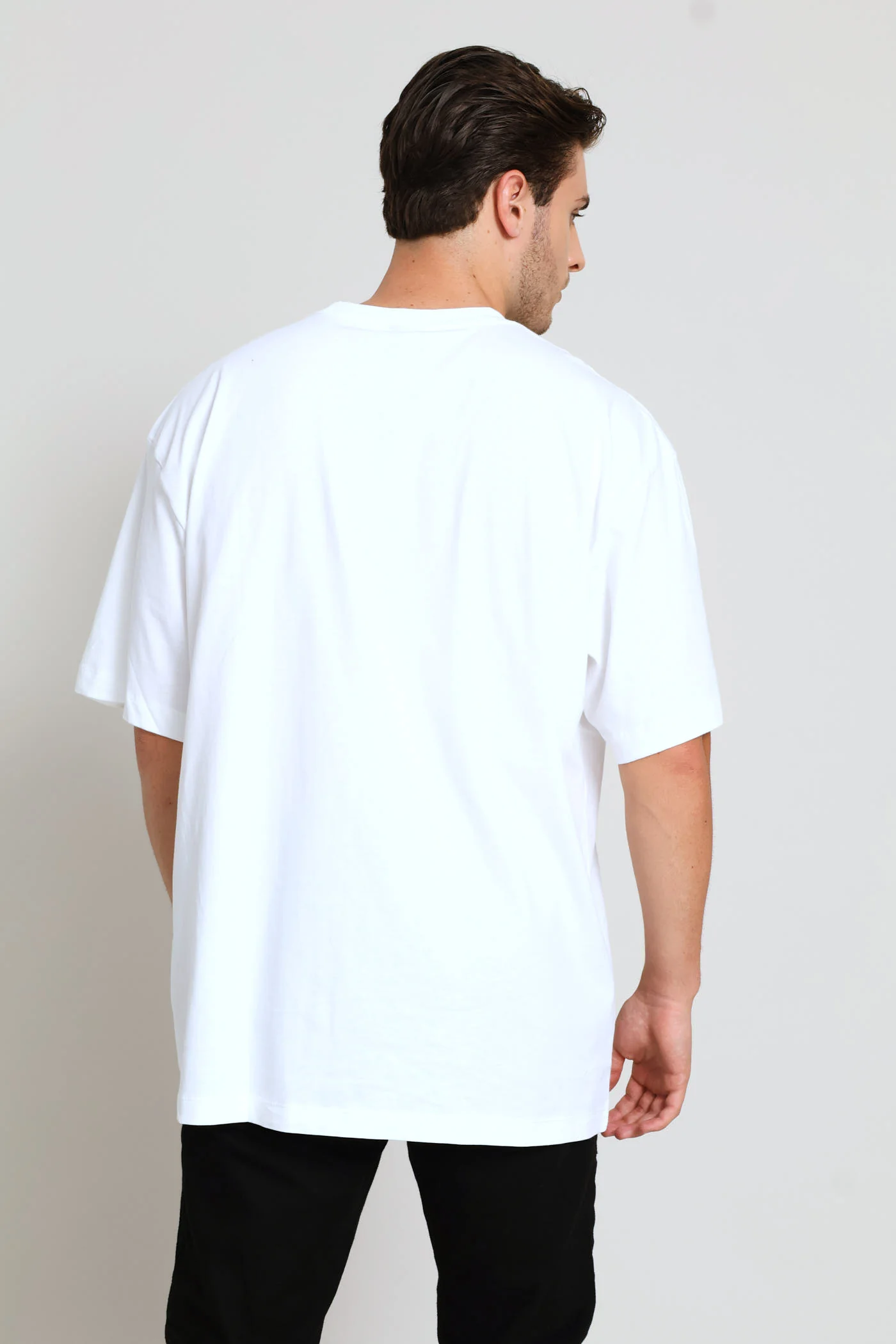 Essential Simple Dome Oversized Tee - White - Image 4