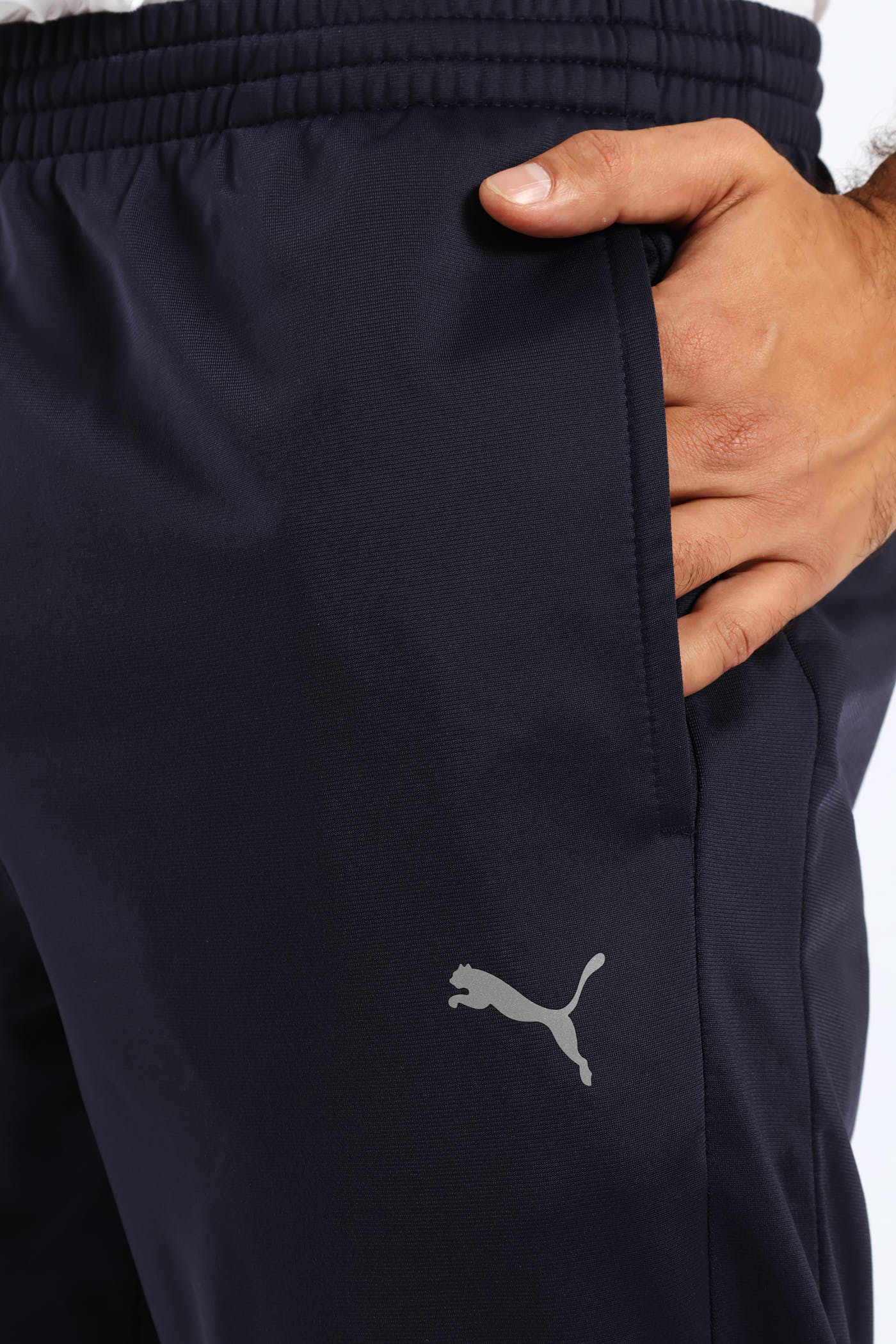 Essential Slim Tricot Trackpant - Navy - Image 2