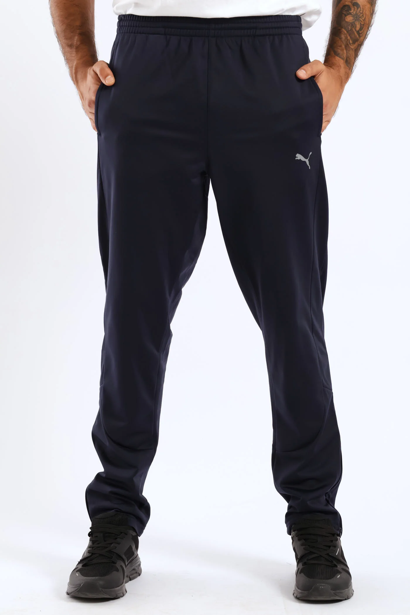 Essential Slim Tricot Trackpant - Navy - Image 4