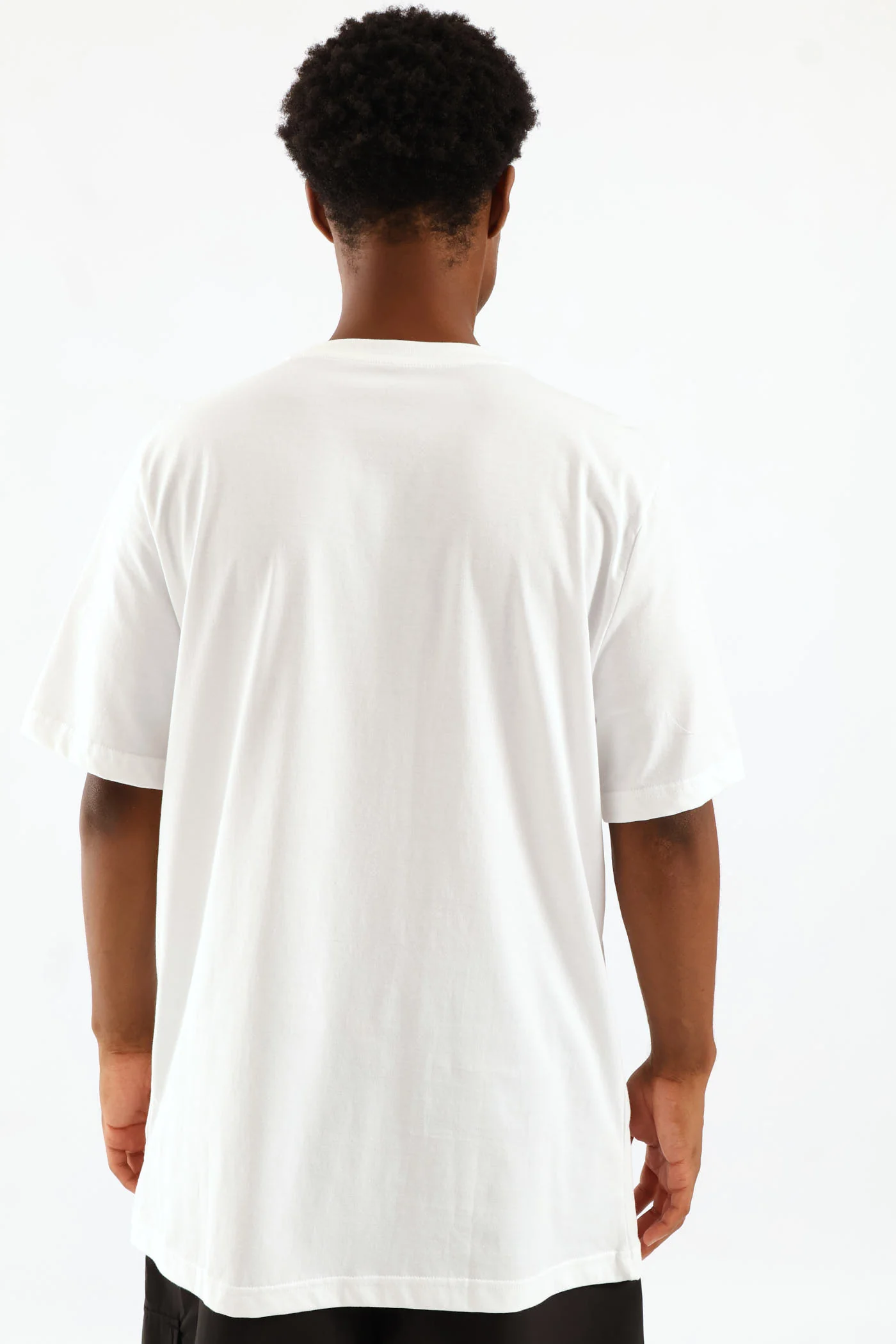Essential Small Logo Centered Tee - White - Image 5