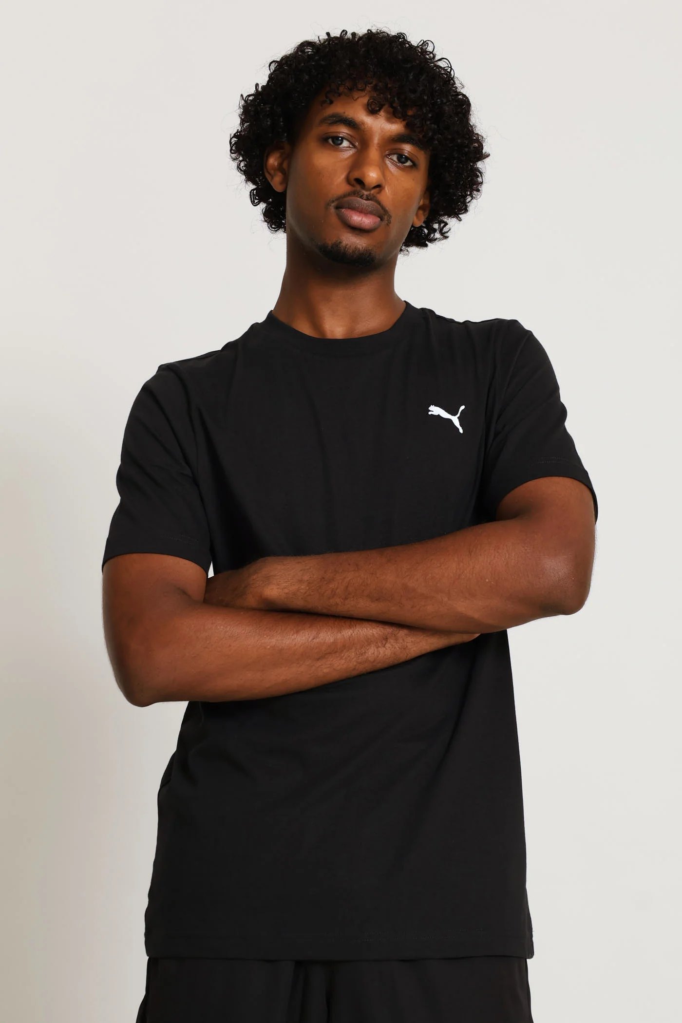 Essential Small Logo Tee - Black - Image 3