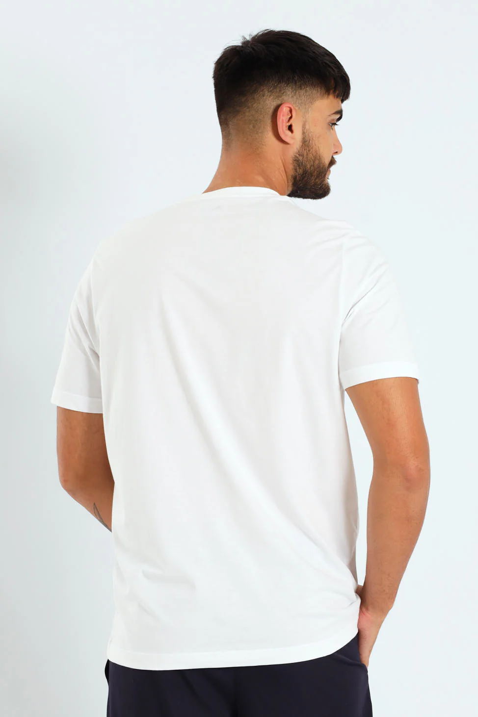 Essential Small Logo Tee - White - Image 3