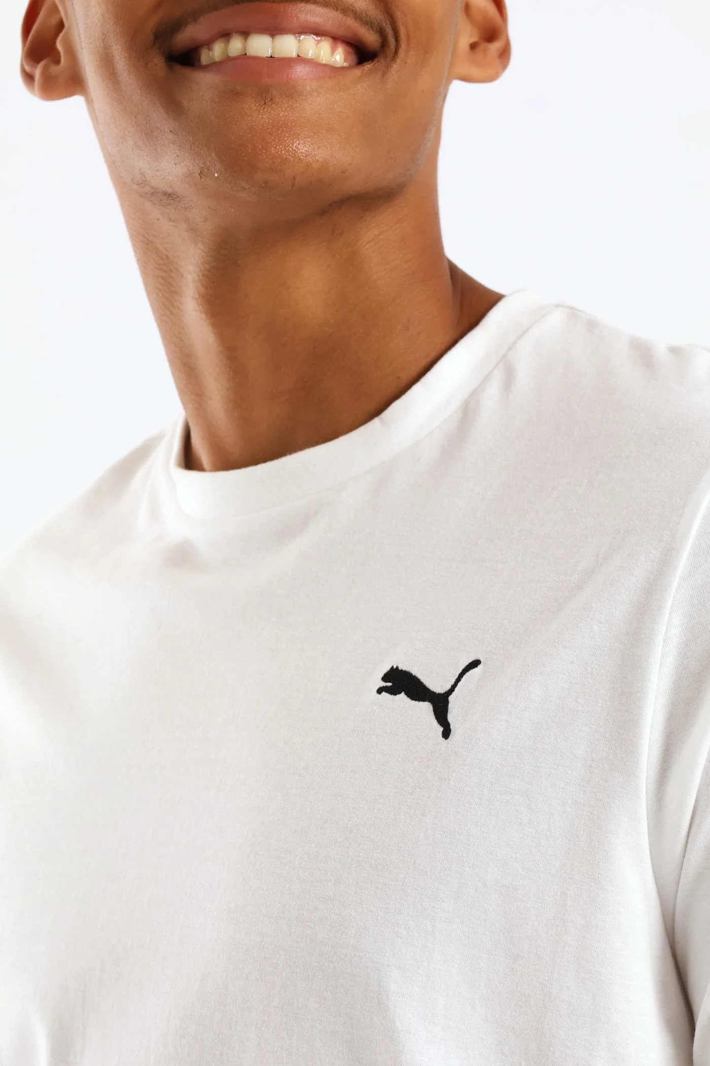 Essential Small Logo Tee - White - Image 2