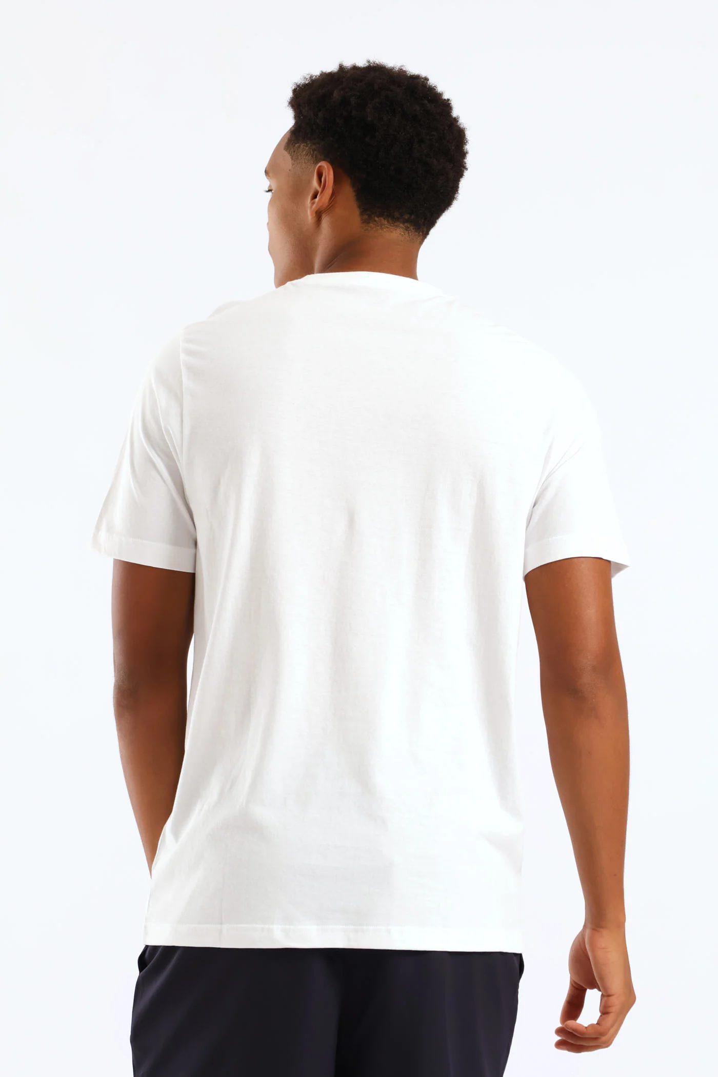 Essential Small Logo Tee - White - Image 4
