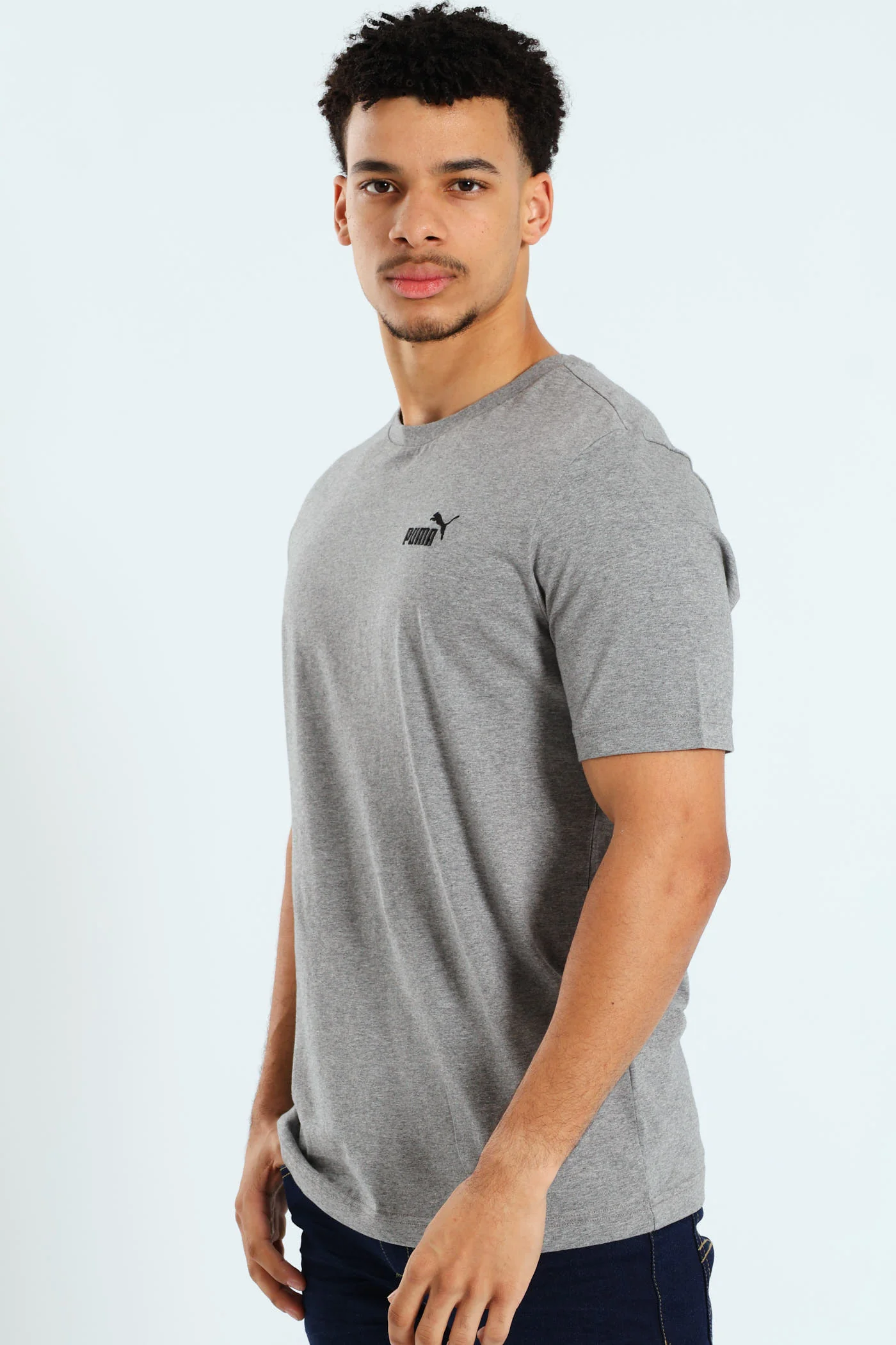 Essential Small No.1 Logo Tee - Grey - Image 3