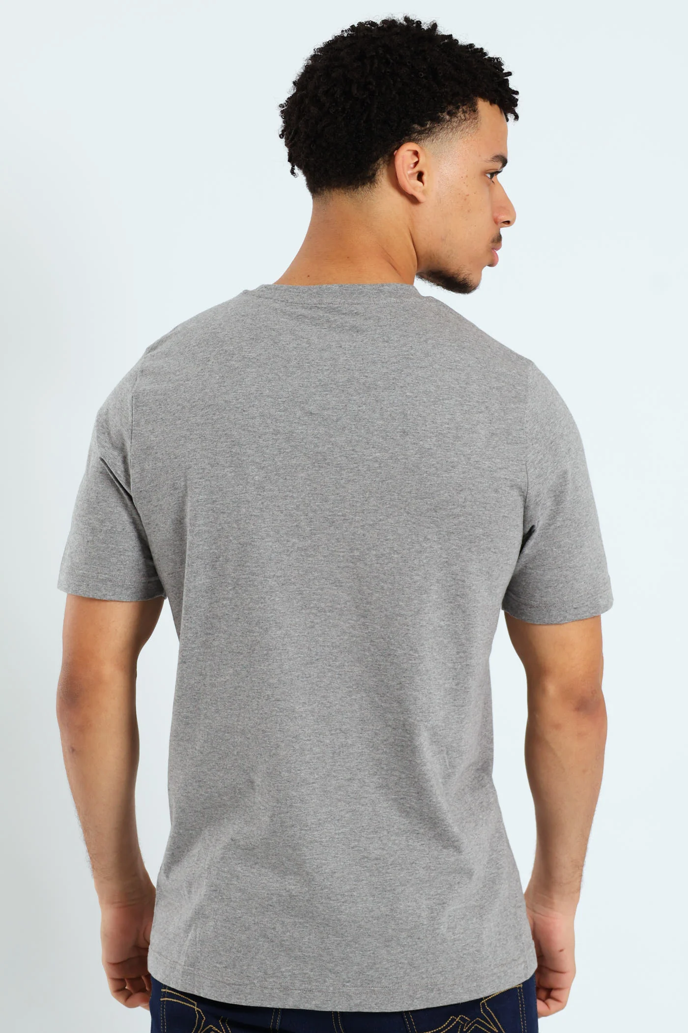 Essential Small No.1 Logo Tee - Grey - Image 4
