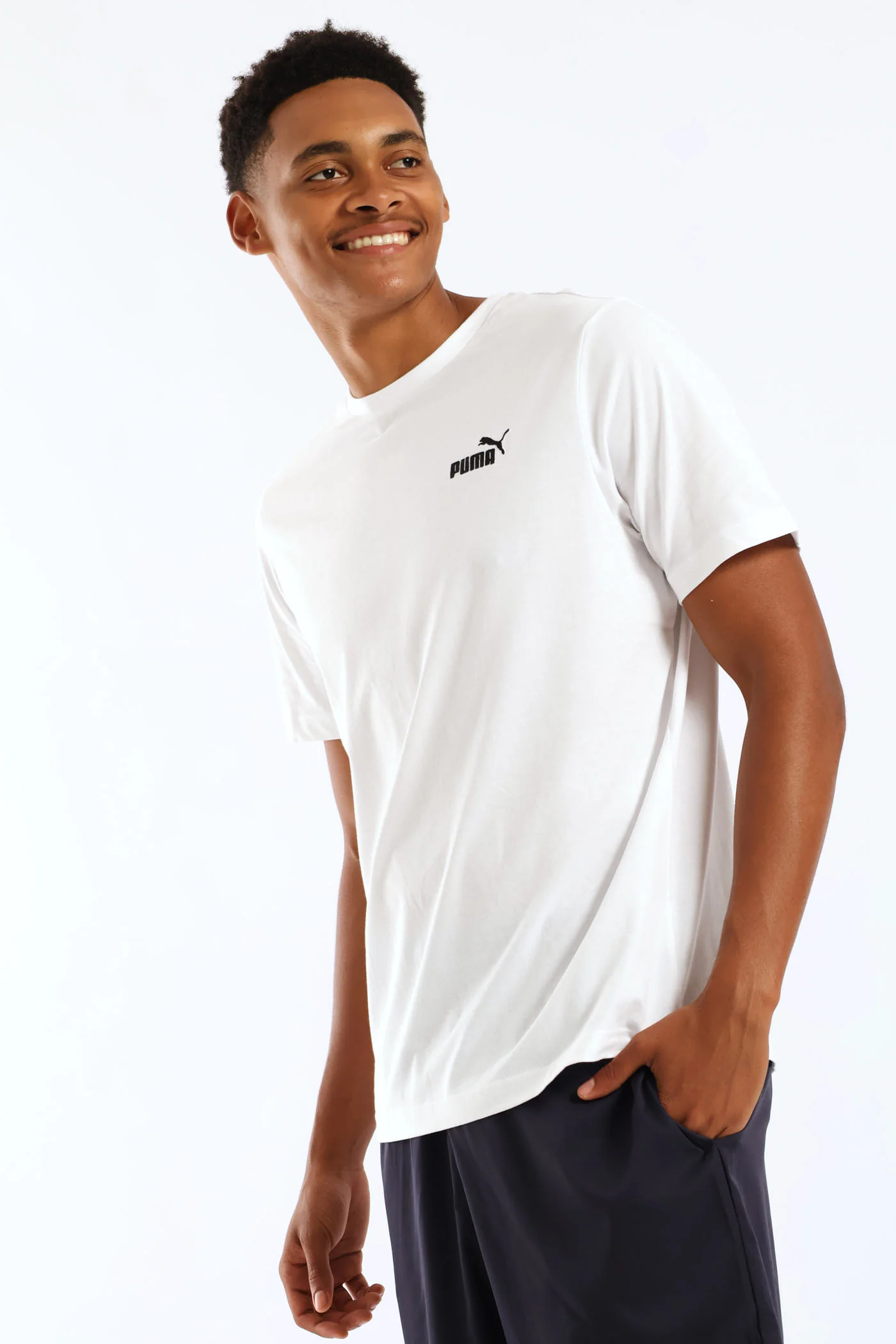 Essential Small No. 1 Logo Tee - White - Image 3