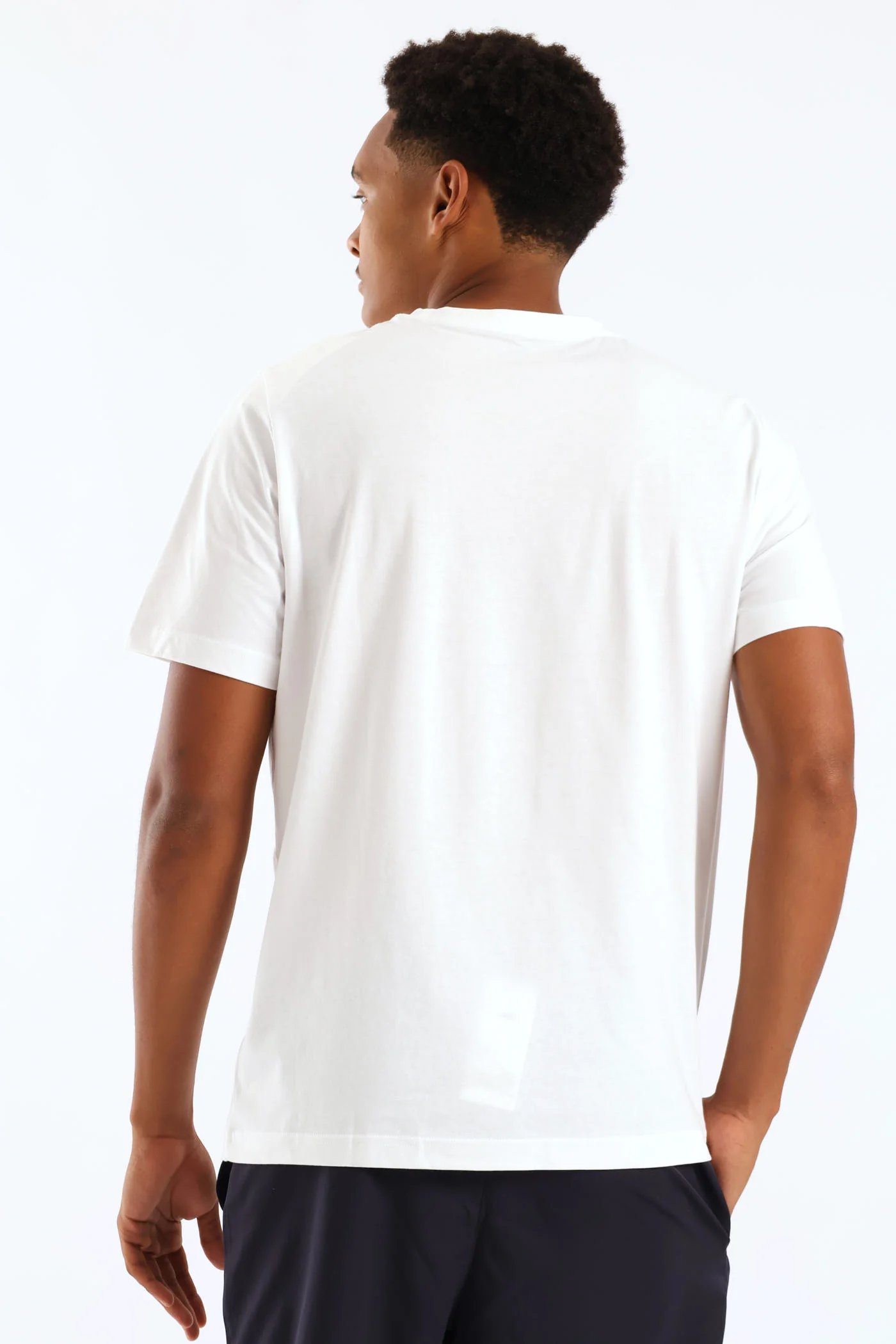 Essential Small No. 1 Logo Tee - White - Image 4