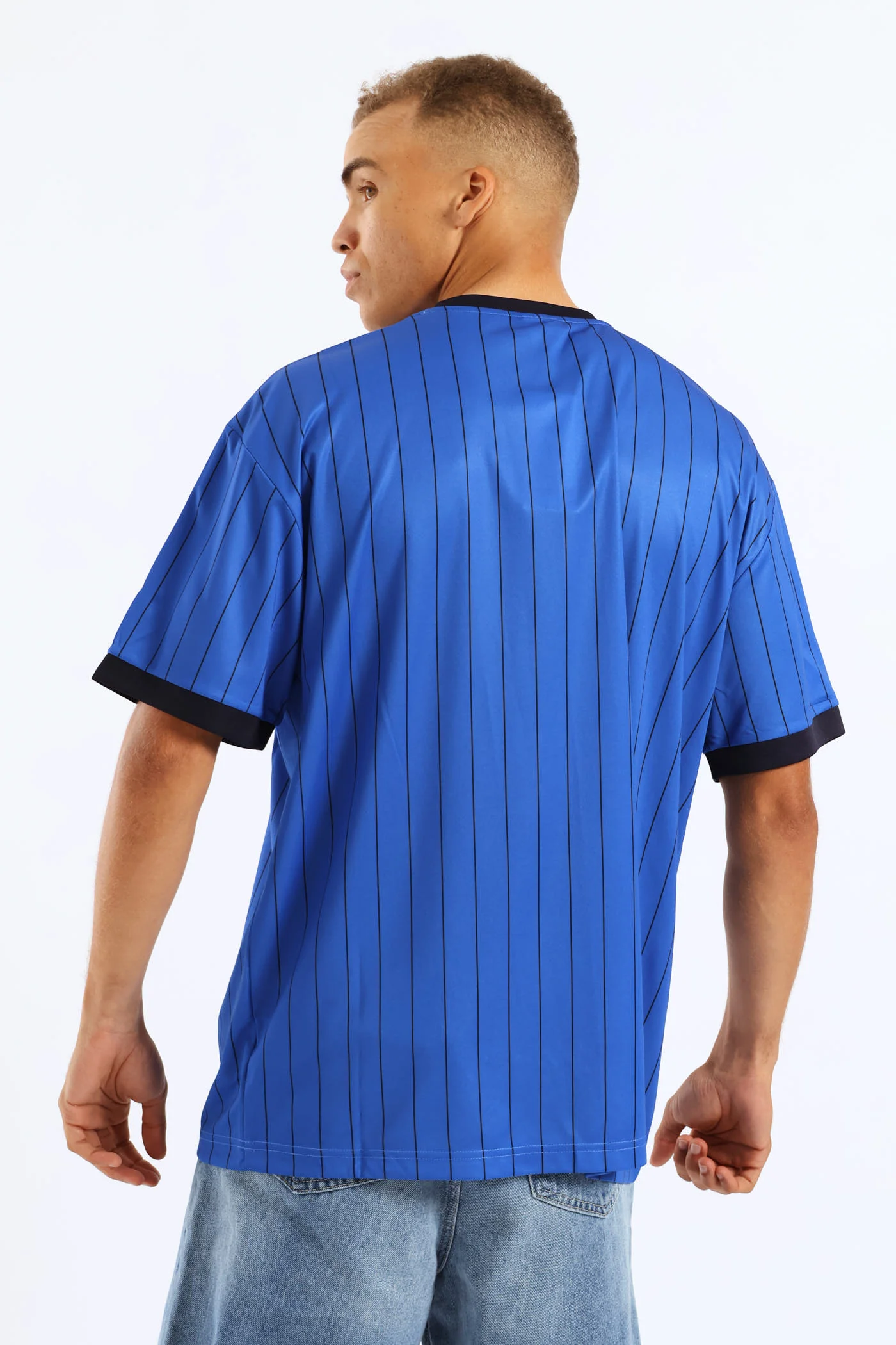 Essential Striped Jersey - Blue - Image 4