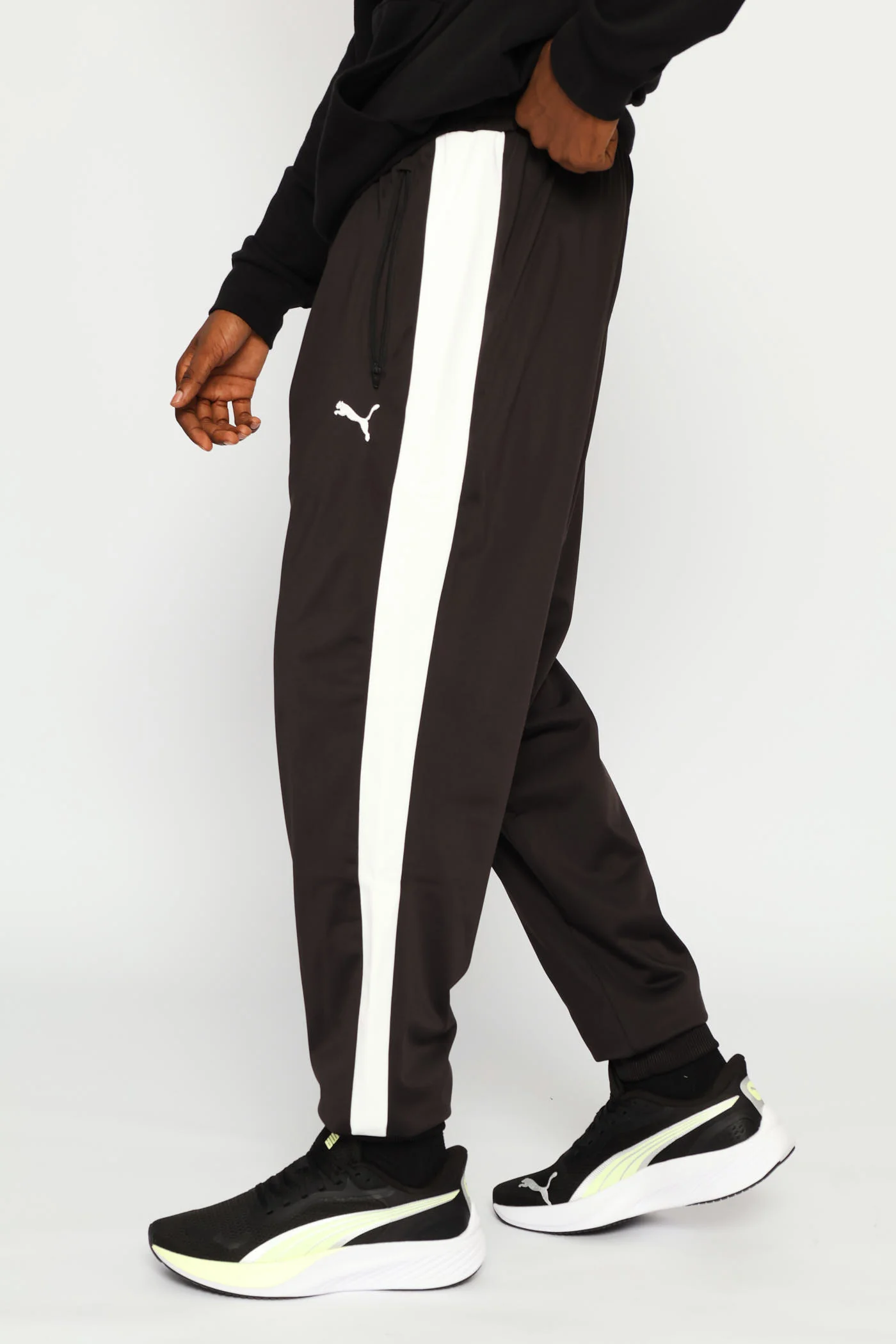 Essential T7 Poly Pants - Black - Image 2