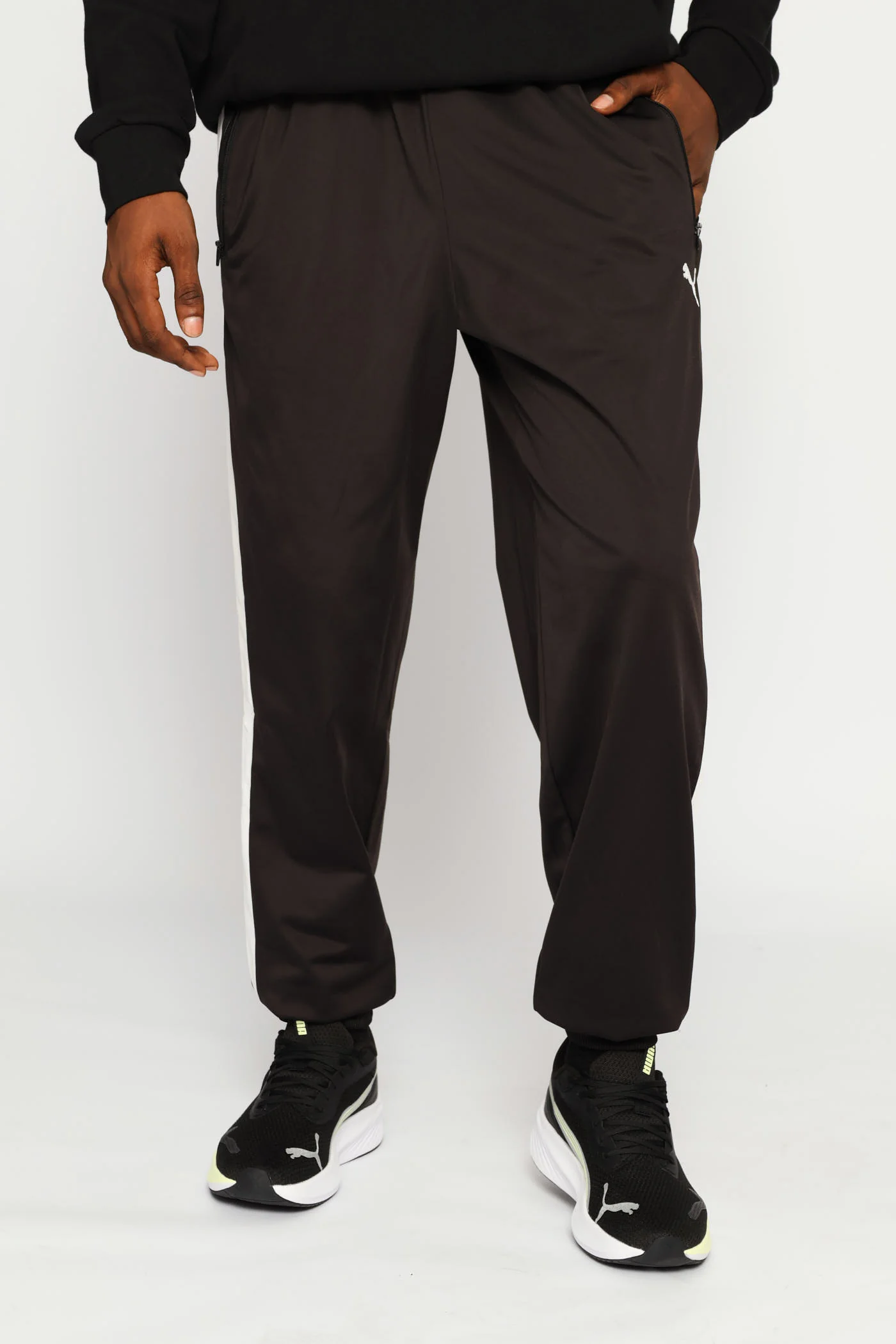 Essential T7 Poly Pants - Black - Image 3