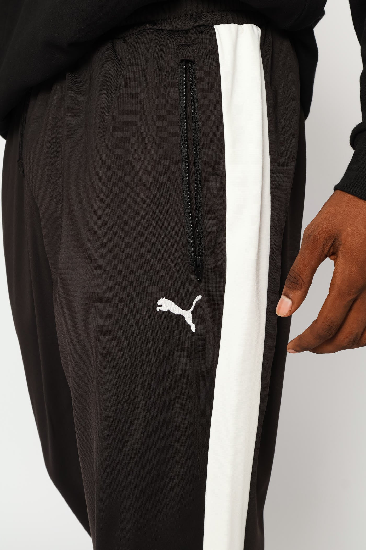 Essential T7 Poly Pants - Black - Image 5