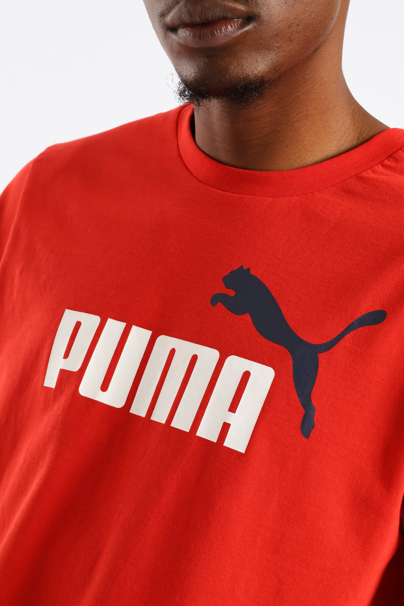 Essential Two Color No. 1 Logo Tee - Red - Image 2