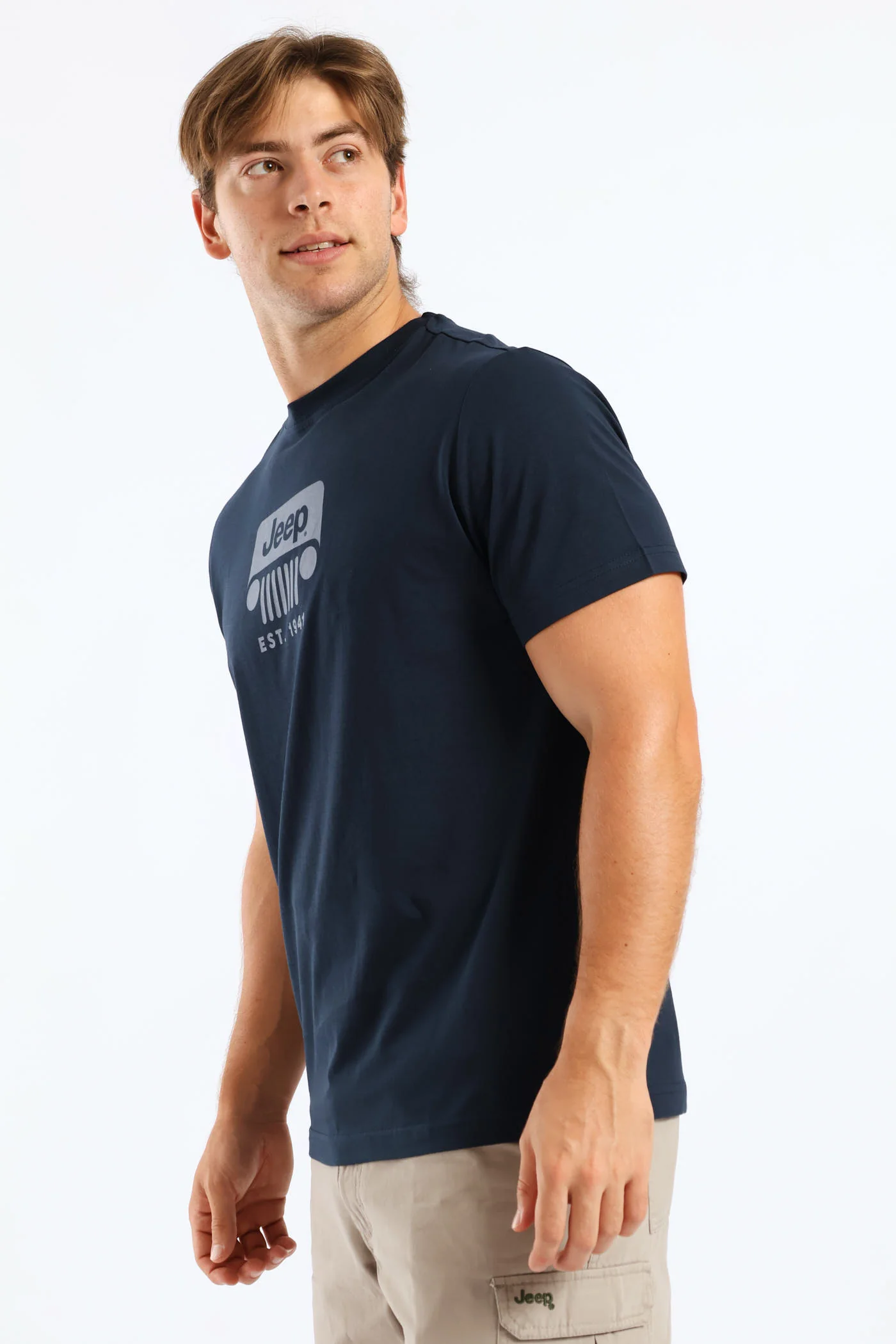 Essential V2 Organic Tee - Navy - Image 3