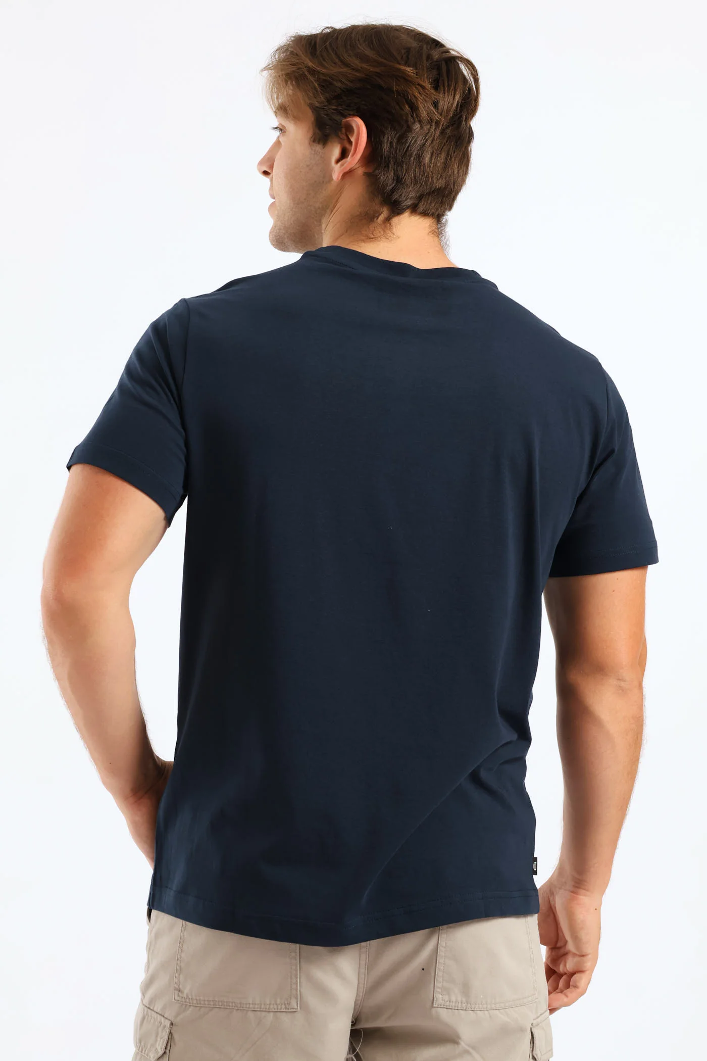 Essential V2 Organic Tee - Navy - Image 4