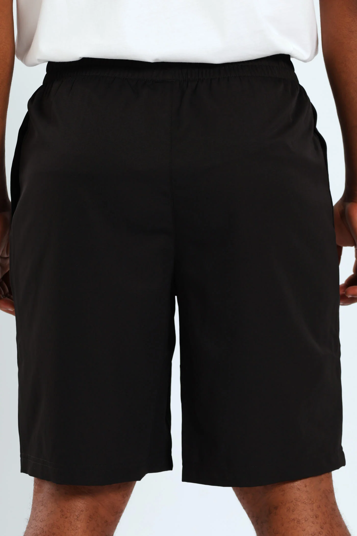 Essential Woven Shorts - Black - Image 3