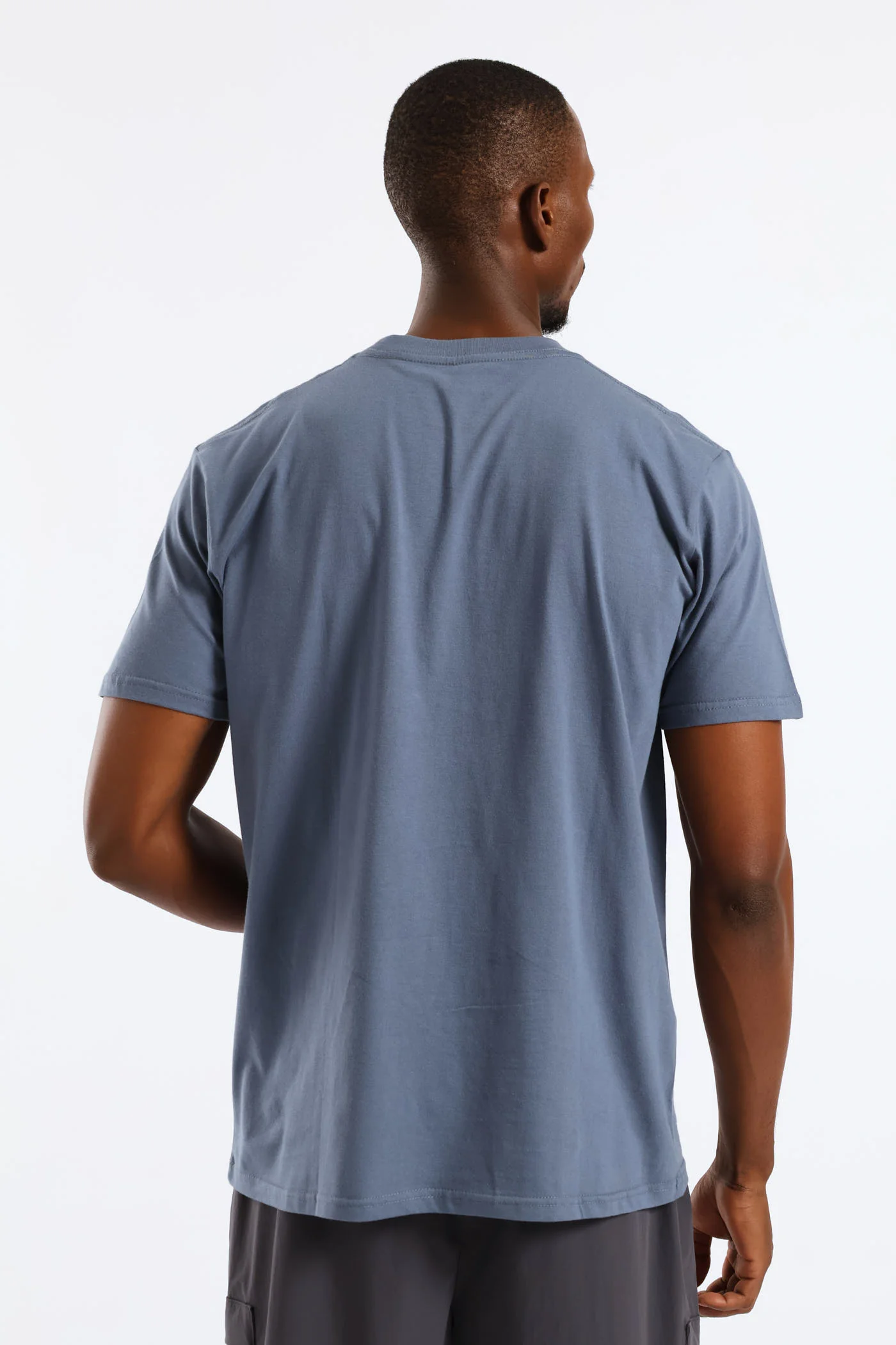 Essentials Tee - Navy - Image 4