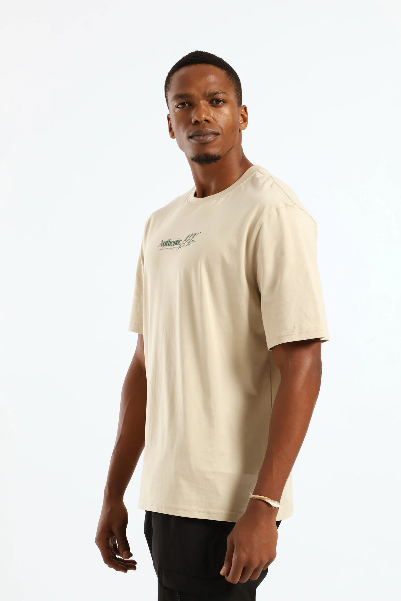 Est. 1996 Front & Back Tee - Stone - Image 3