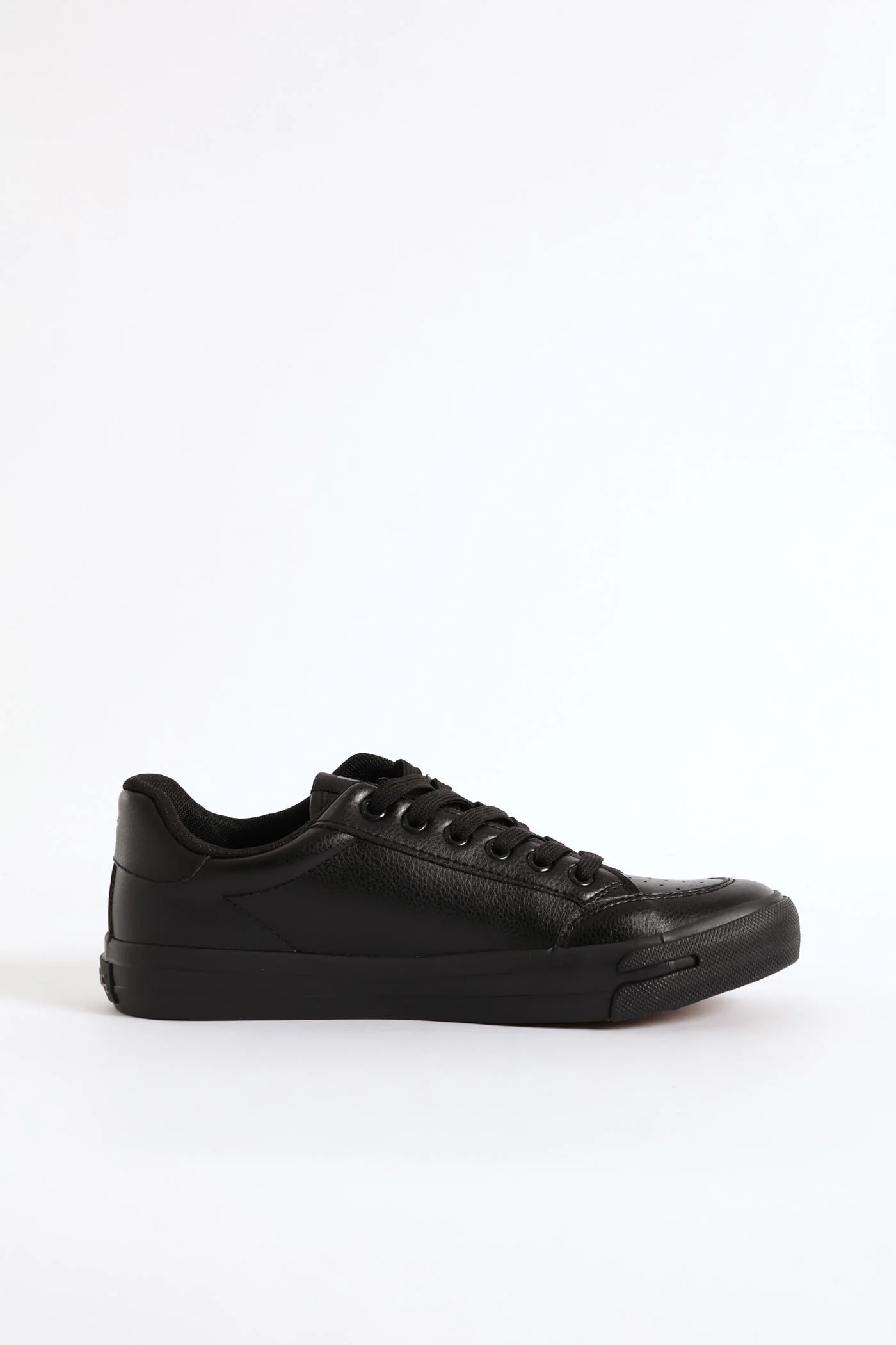 Euro Lace Up Sneaker - Black - Image 3