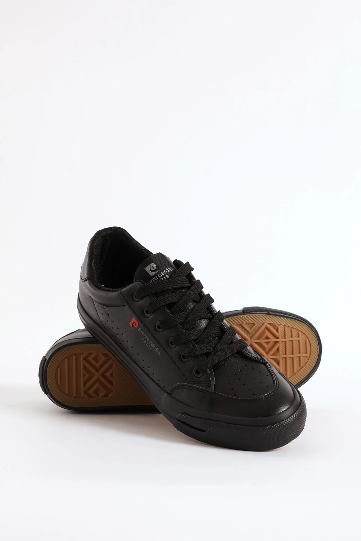 Euro Lace Up Sneaker - Black - Image 5