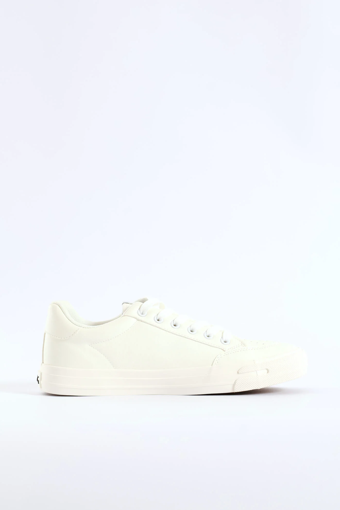 Euro Lace Up Sneaker - White - Image 3