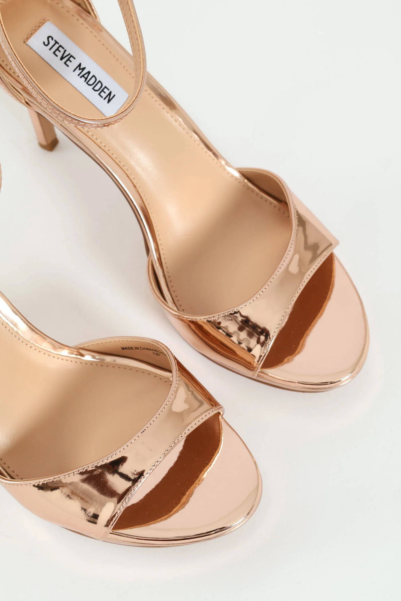 Evers Ankle Strap Heel Sandal - Rose Gold - Image 3