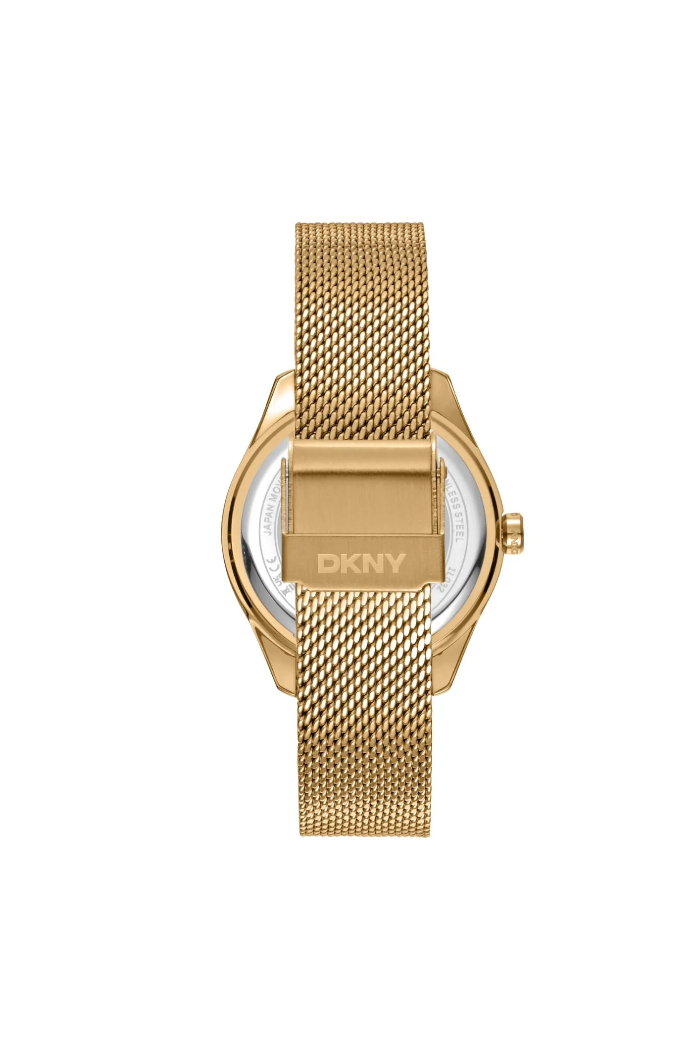 Everyday Gold Case & Dial Watch With Mesh Bracelet - Gold - Image 2