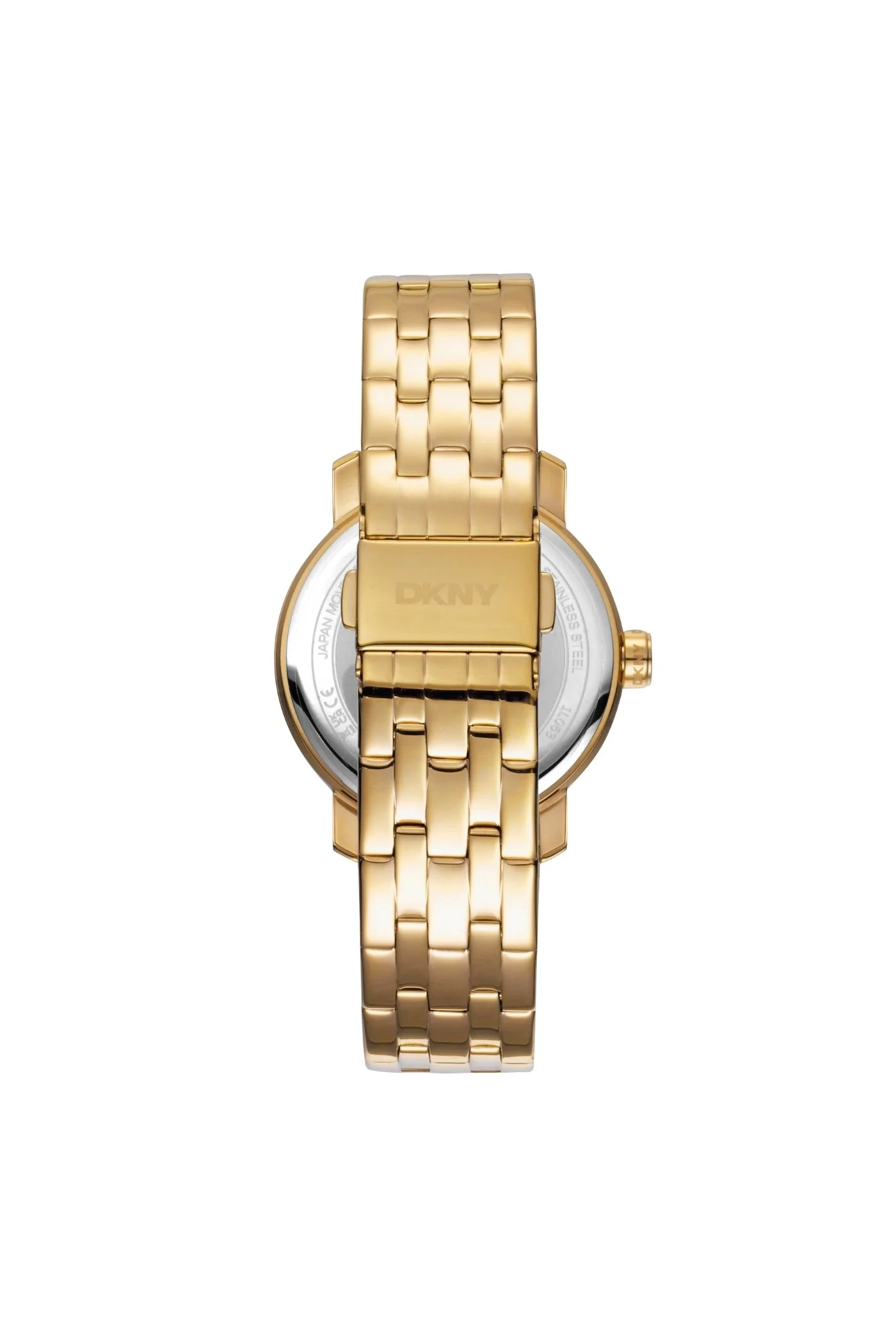 Everyday Gold Case & Silver Logo Dial Watch - Gold - Image 2