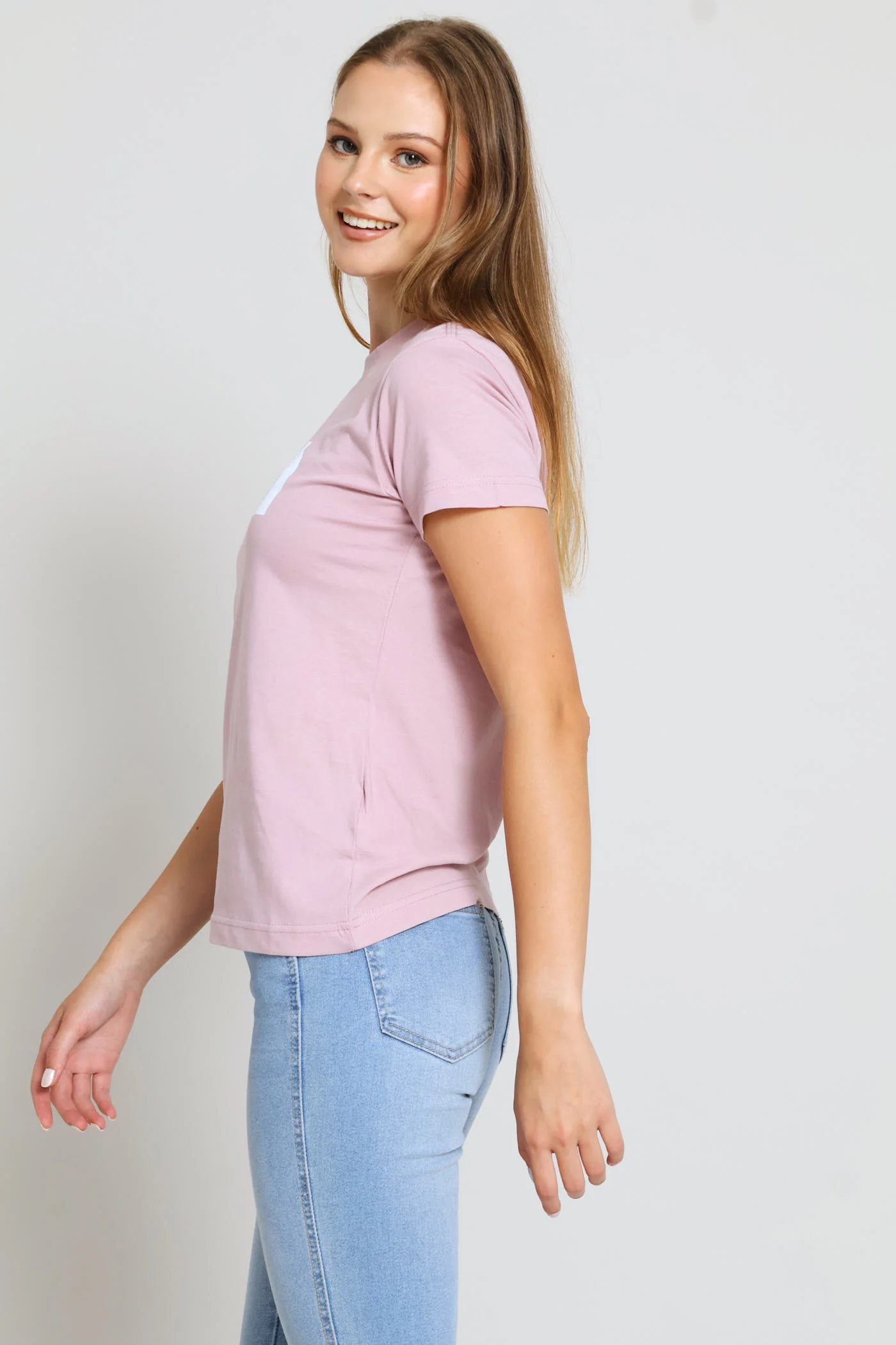 Evolution Half Dome Slim Short Sleeve Tee - Pink - Image 5