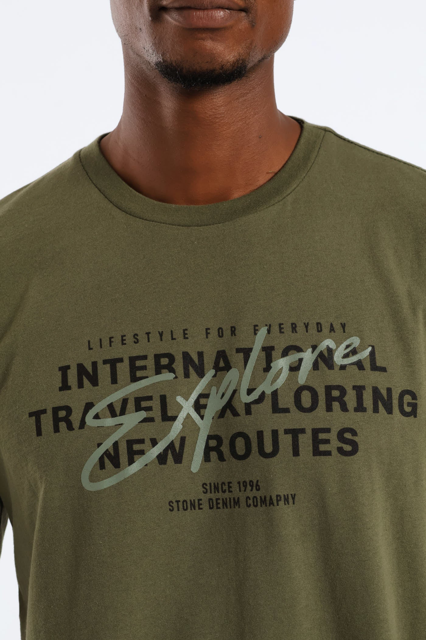 Explore Print Tee - Fatigue - Image 2
