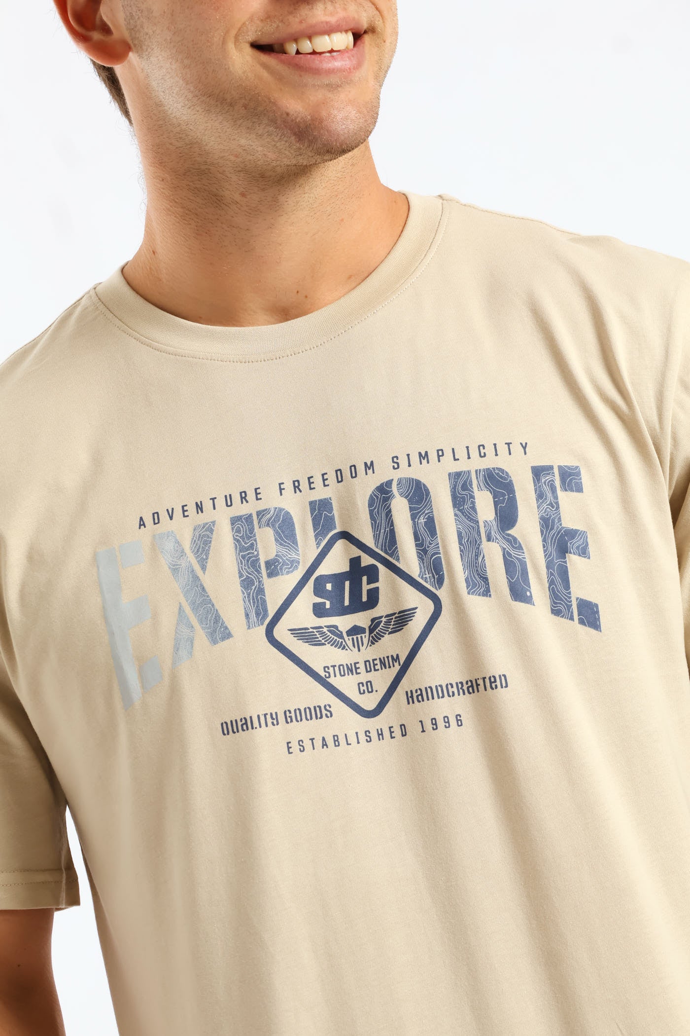Explore Tee - Stone - Image 2
