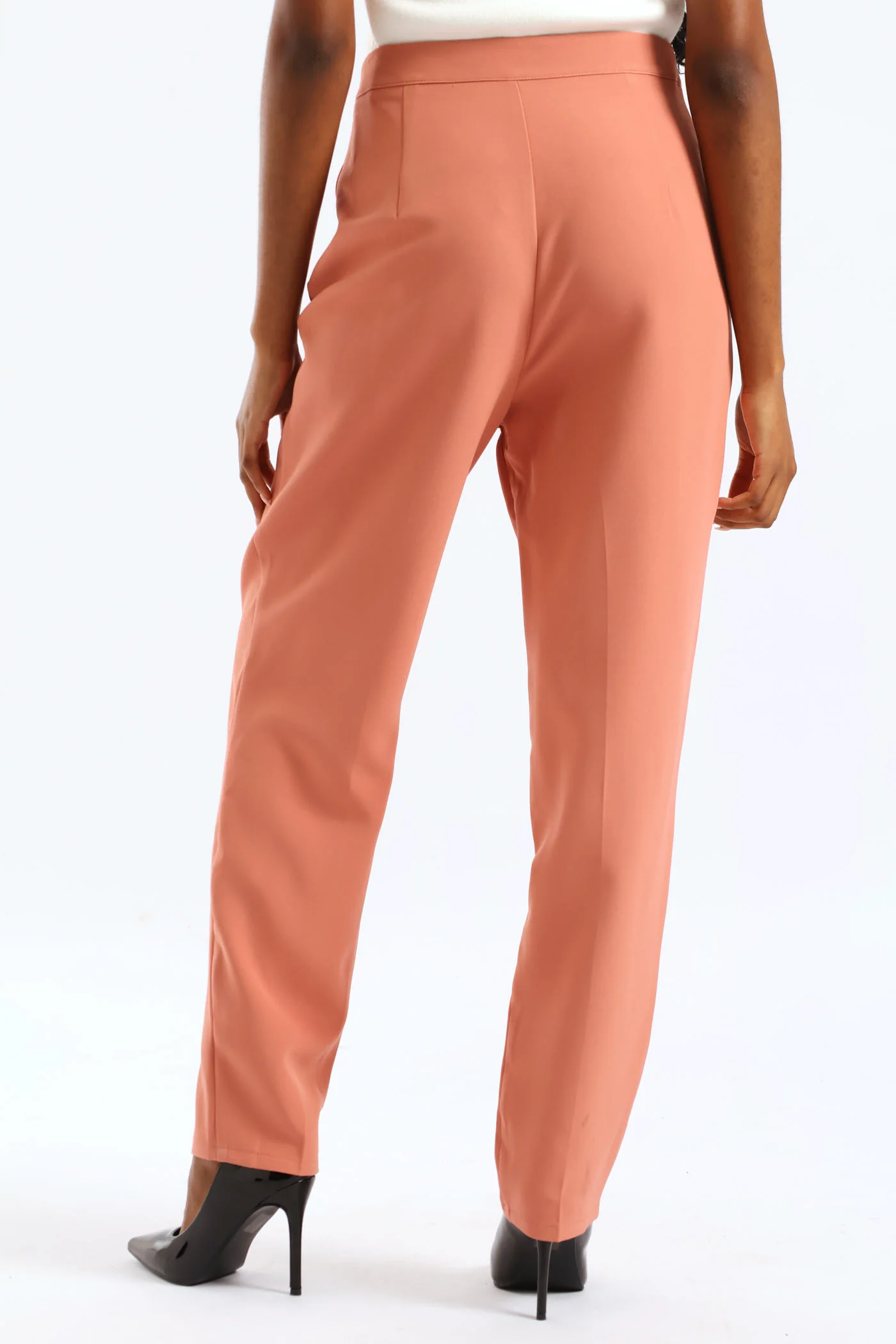 Extended Tab Tapered Leg Pant - Dusty Pink - Image 2
