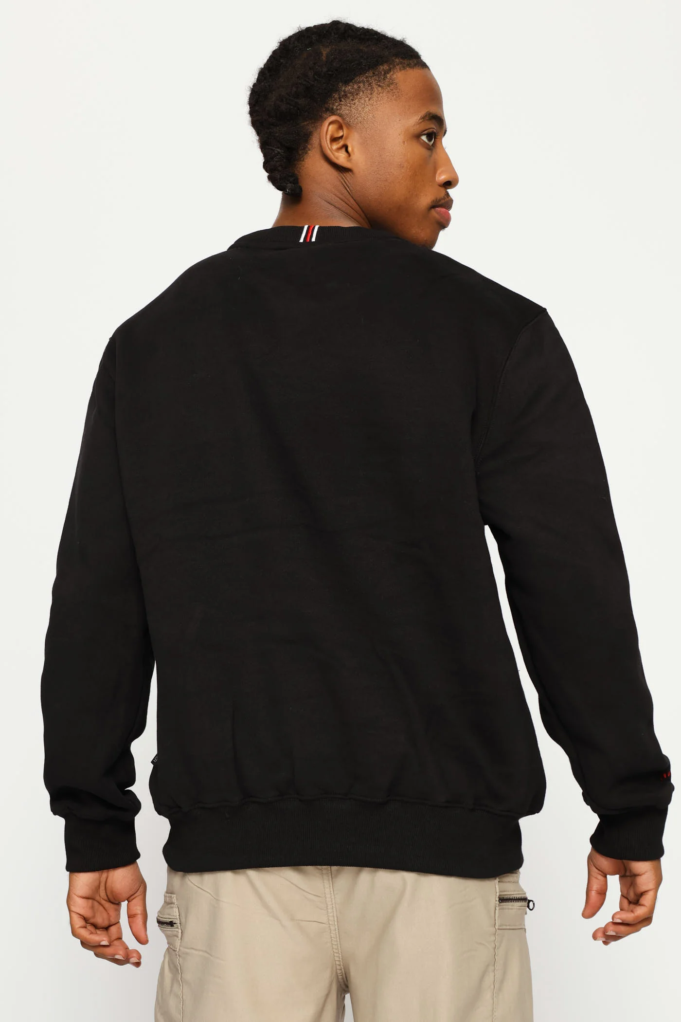 Fabien Crew Top - Black - Image 4