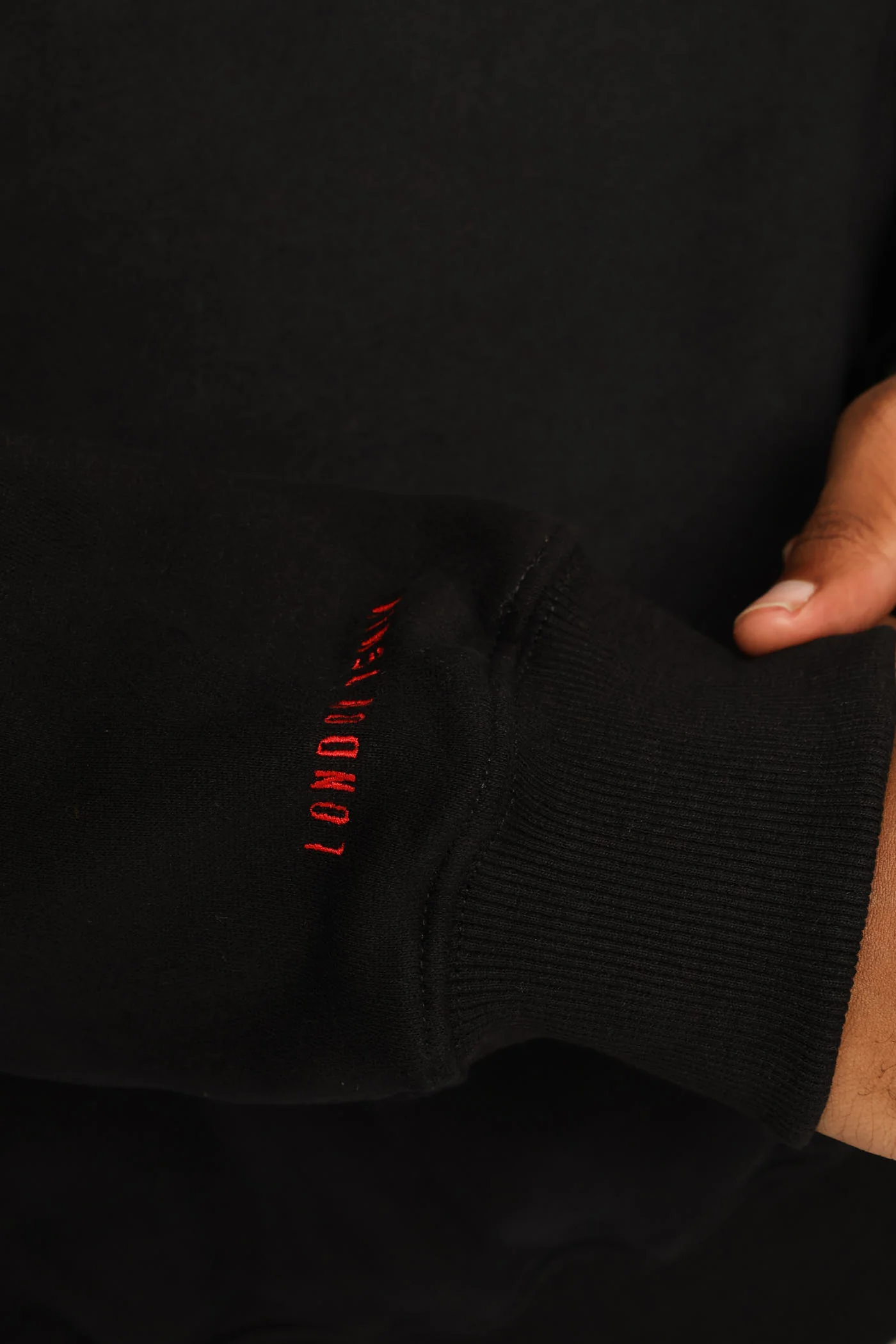 Fabien Crew Top - Black - Image 6