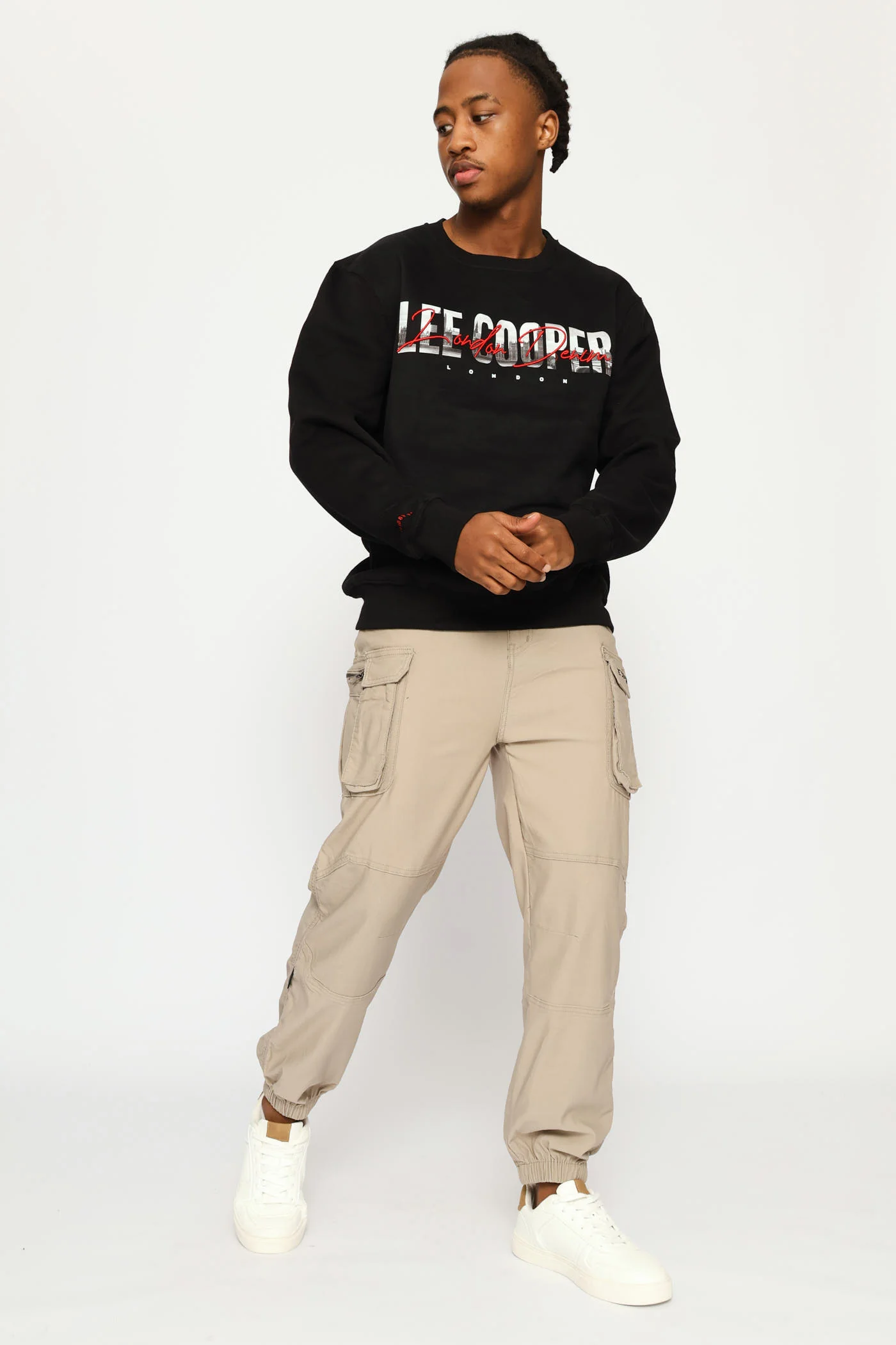 Fabien Crew Top - Black - Image 7