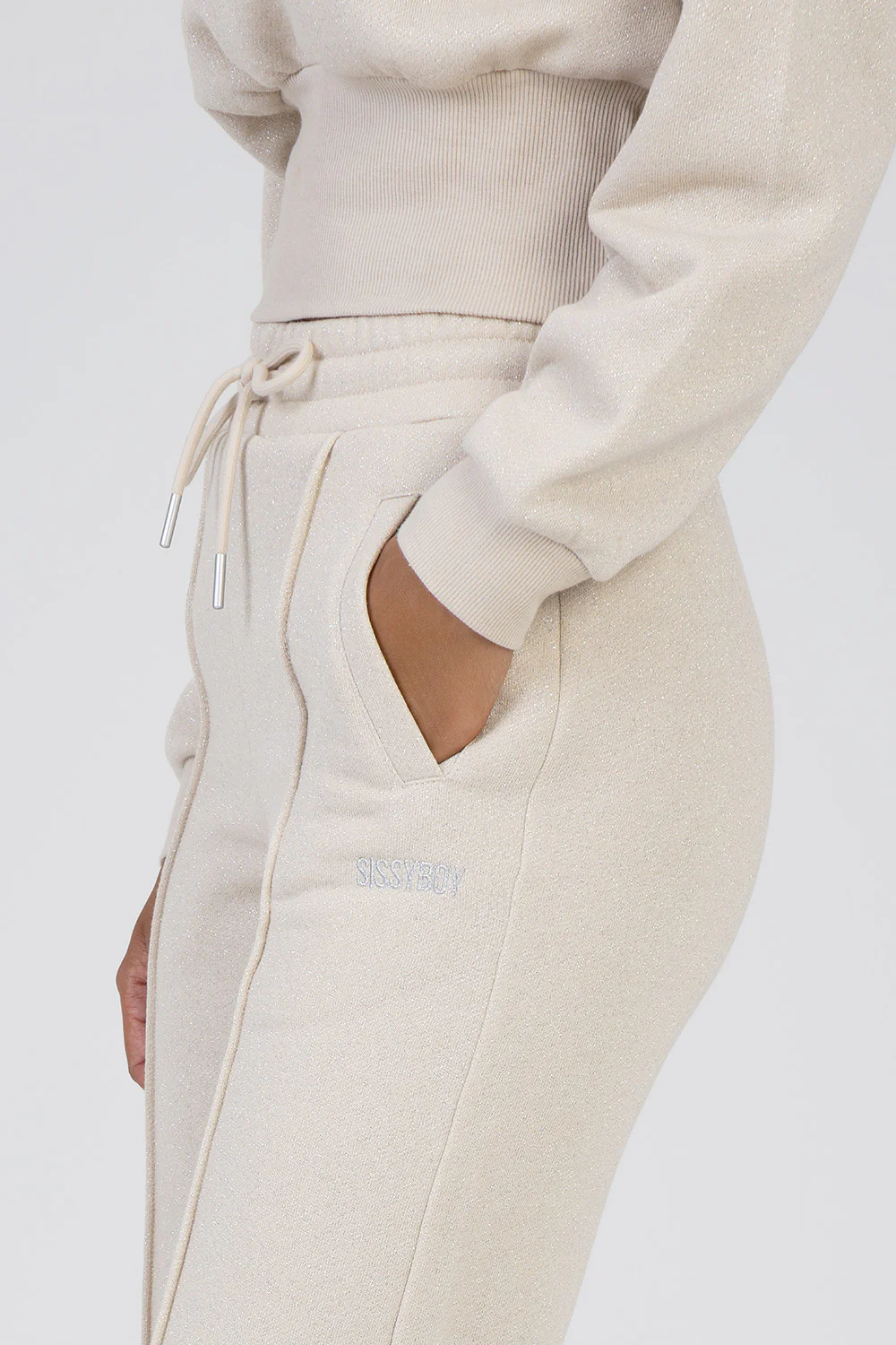 Fables Athleisure Pant - Stone - Image 4