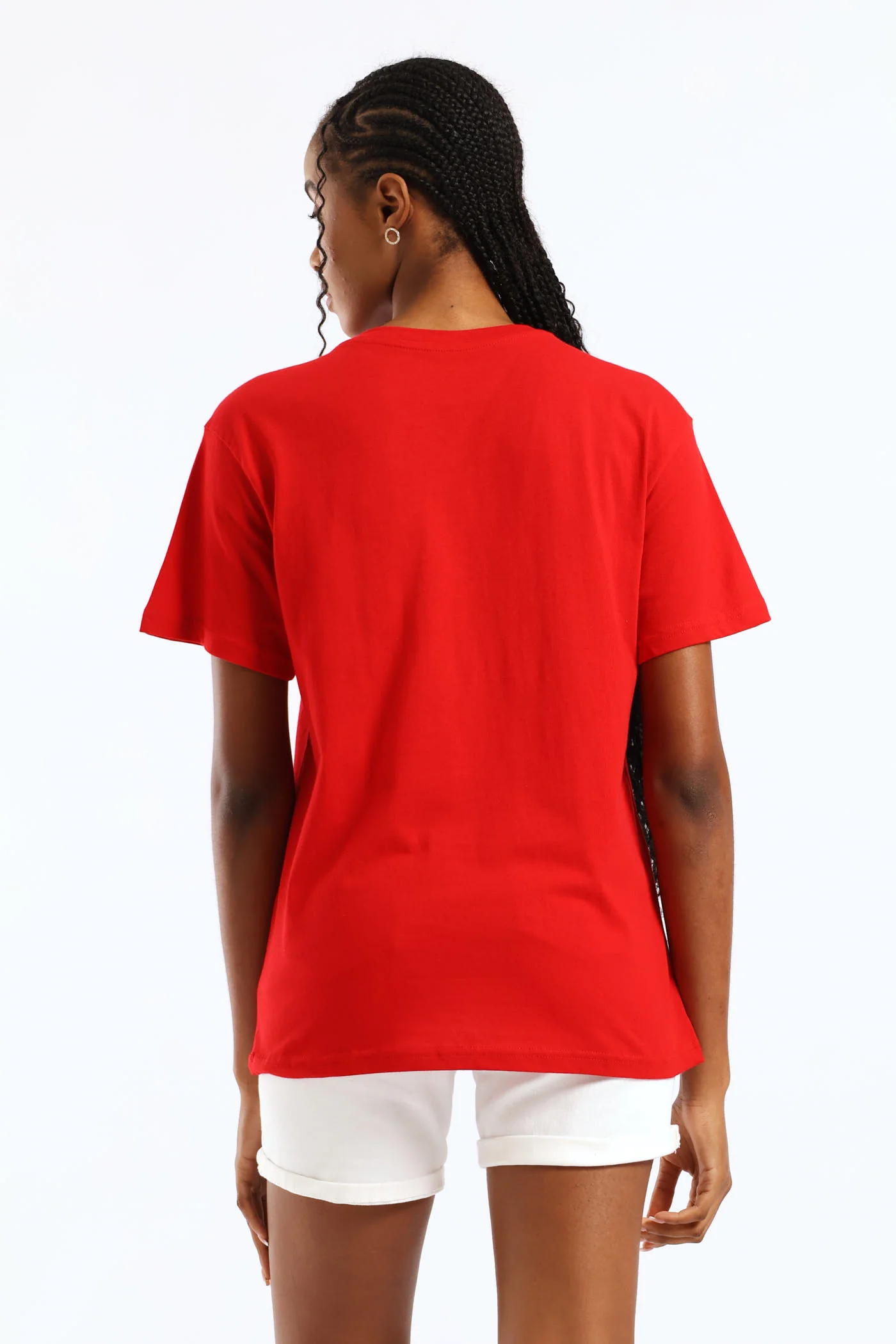 Falalalala Christmas Tee - Red - Image 3