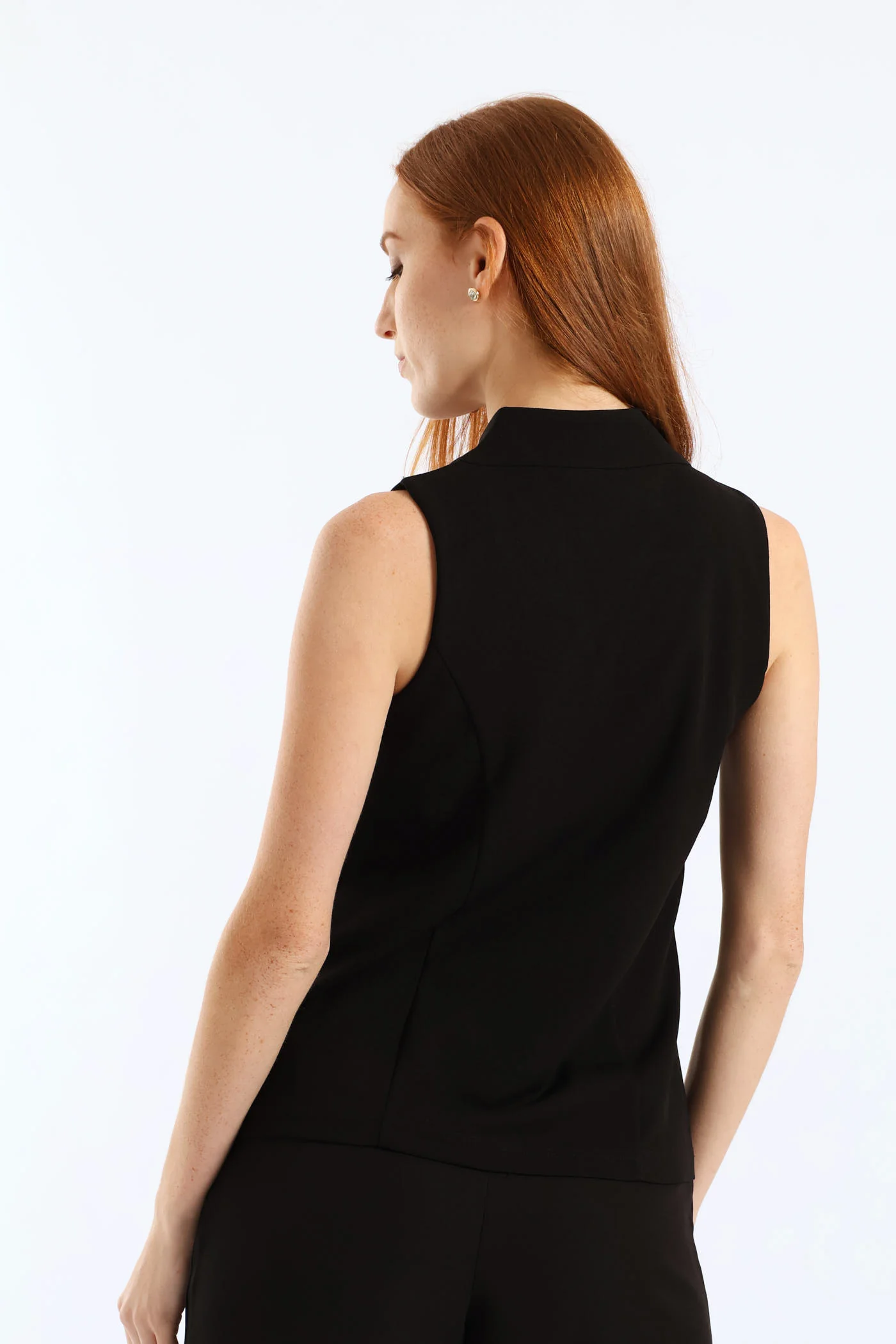 Fancy Button Waistcoat - Black - Image 5