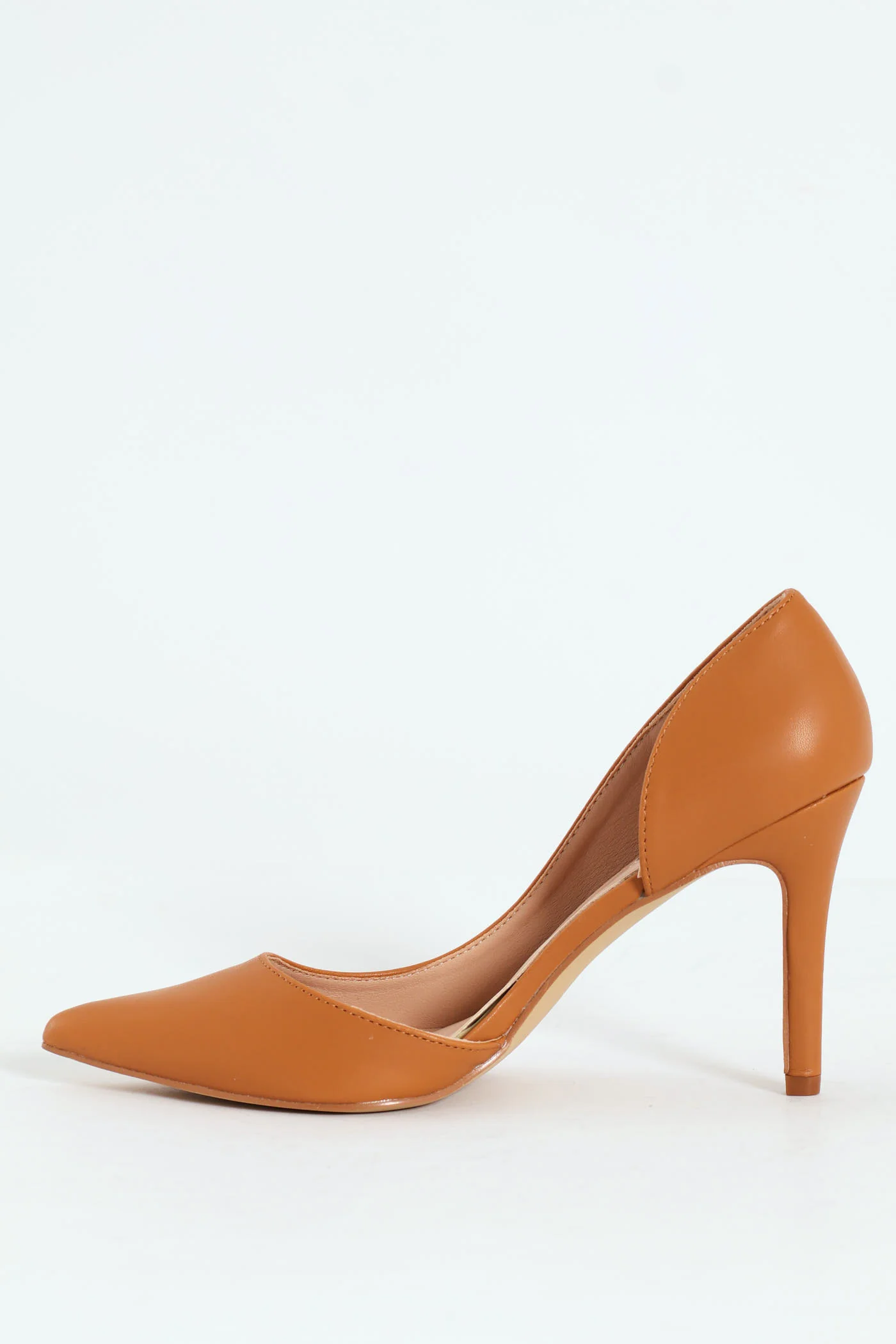 Fashion Court PU Heel - Tan - Image 3
