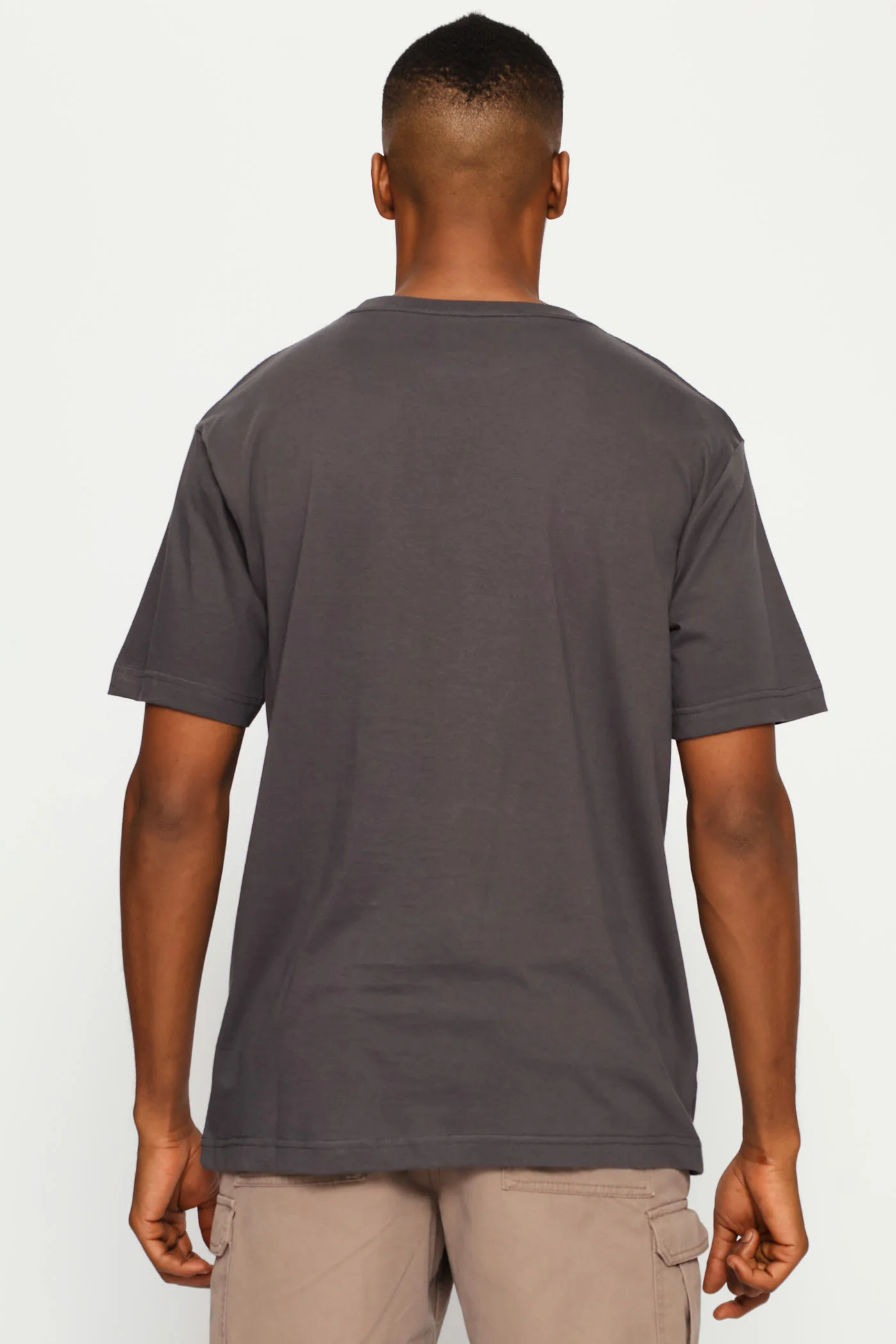 Fashion Graphic Front Print Tee - Navy - Image 4
