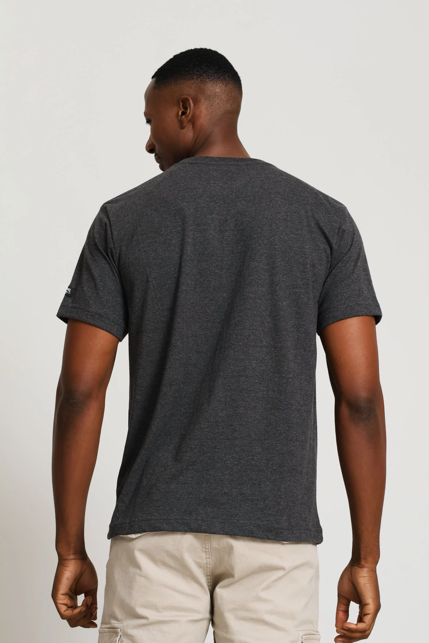 Fashion Graphic Surplus Tee - Charcoal - Image 4