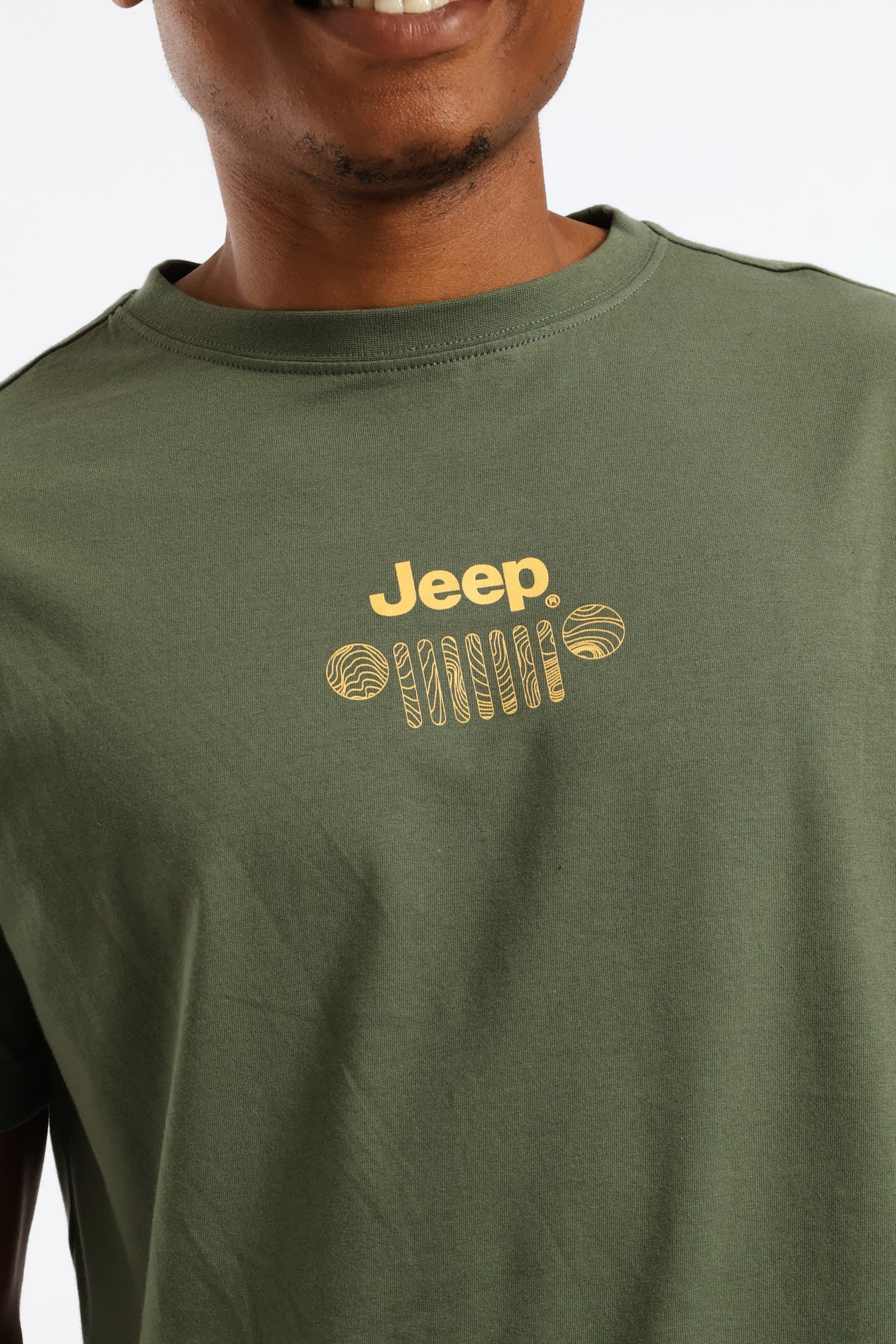 Fashion Graphic Tee - Olive - Image 3