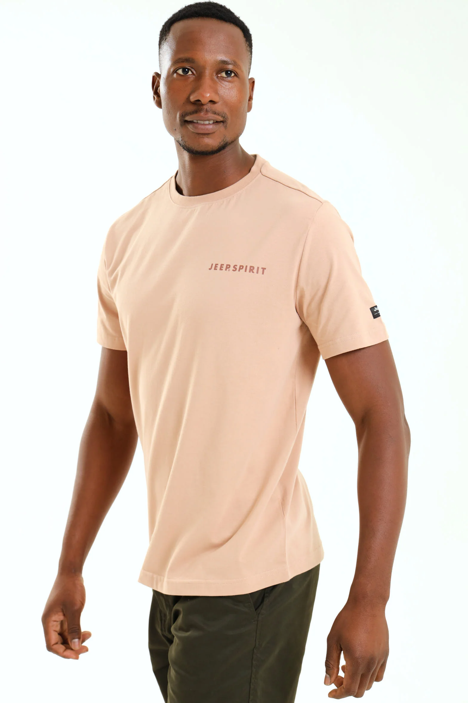 Fashion Graphic Tee - Taupe - Image 2